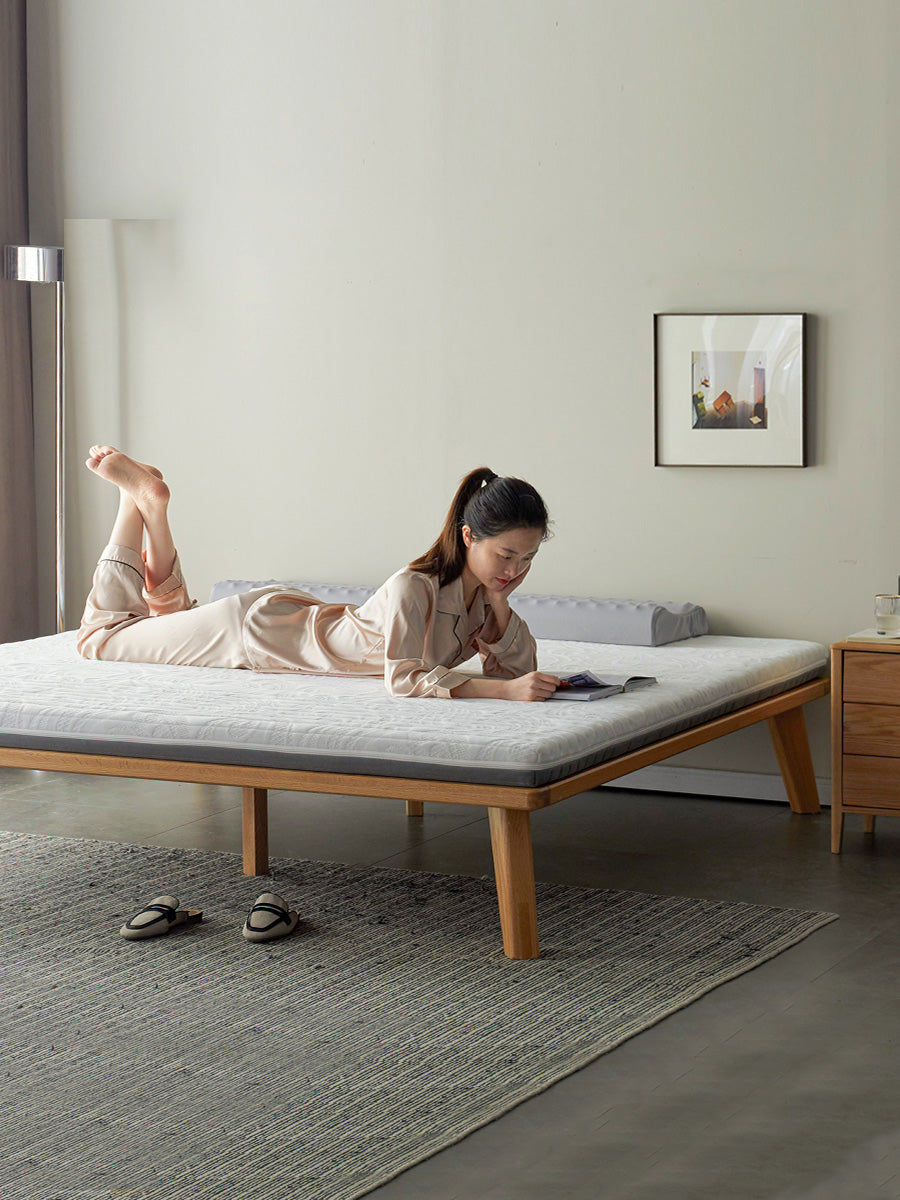 Zero-Glue Natural Coconut Fiber Eco-Friendly Double Mattress, Thin and Firm with Spinal Support 12cm, 8cm, 6cm