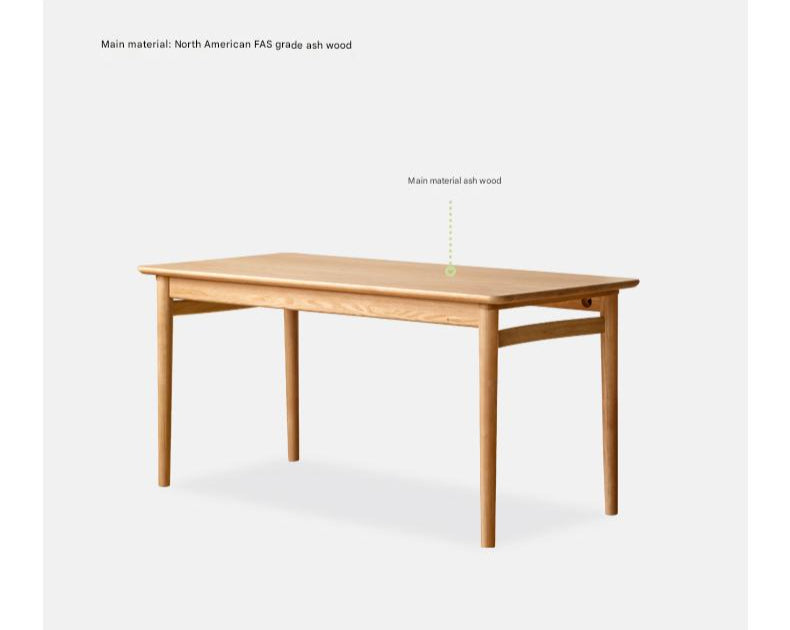Ash Solid Wood Modern Dual-Purpose Tea Table.