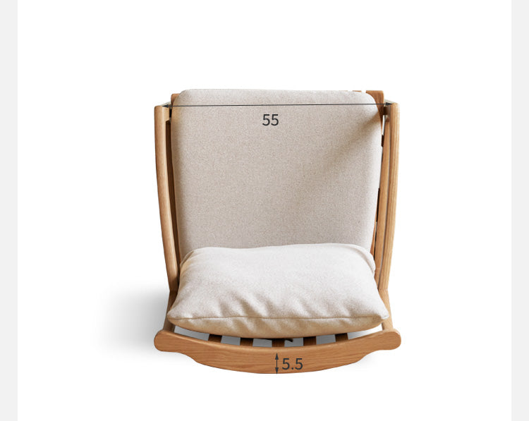 Cherry, Oak, Beech Solid Wood Book Chair Comfortable Soft Back Chair