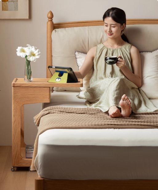 Oak Solid Wood Original Wood Style Side Table