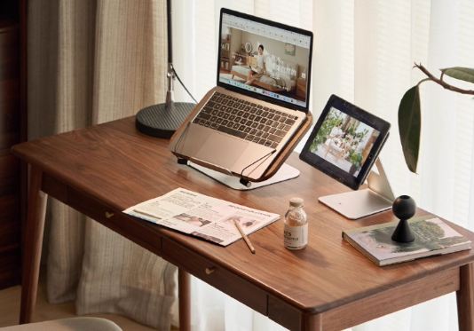 Solid Longan Hardwood, South American Walnut, Black Walnut Solid Wood Office Desk