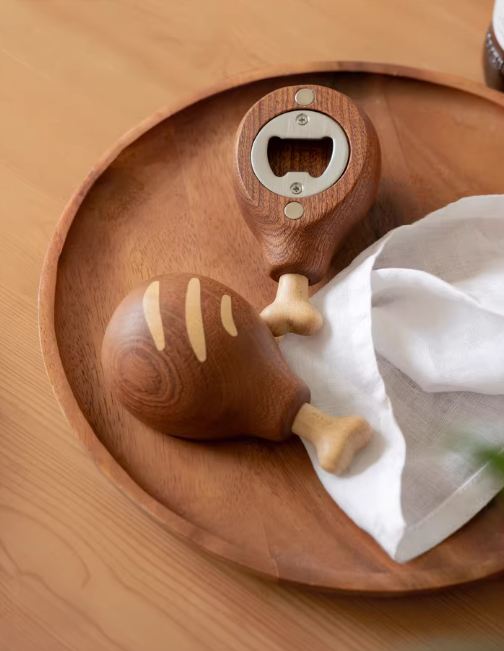 White Oak, Black Walnut, Beech, Maple Solid Wood Beer Bottle Opener