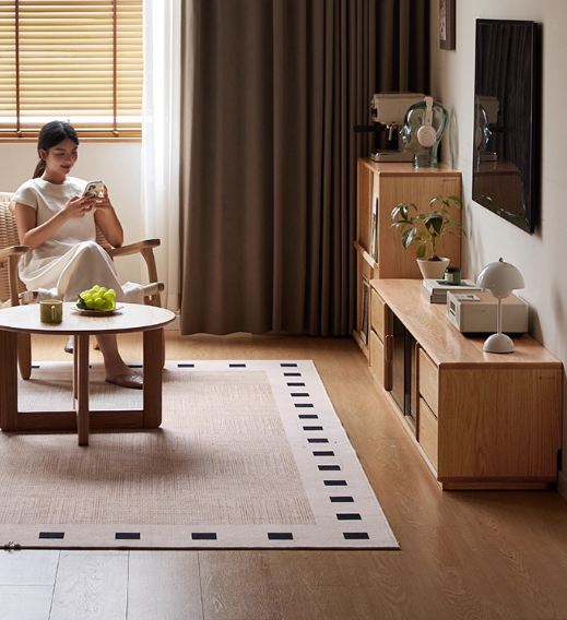 Oak Solid Wood Original Wood Style TV Cabinet