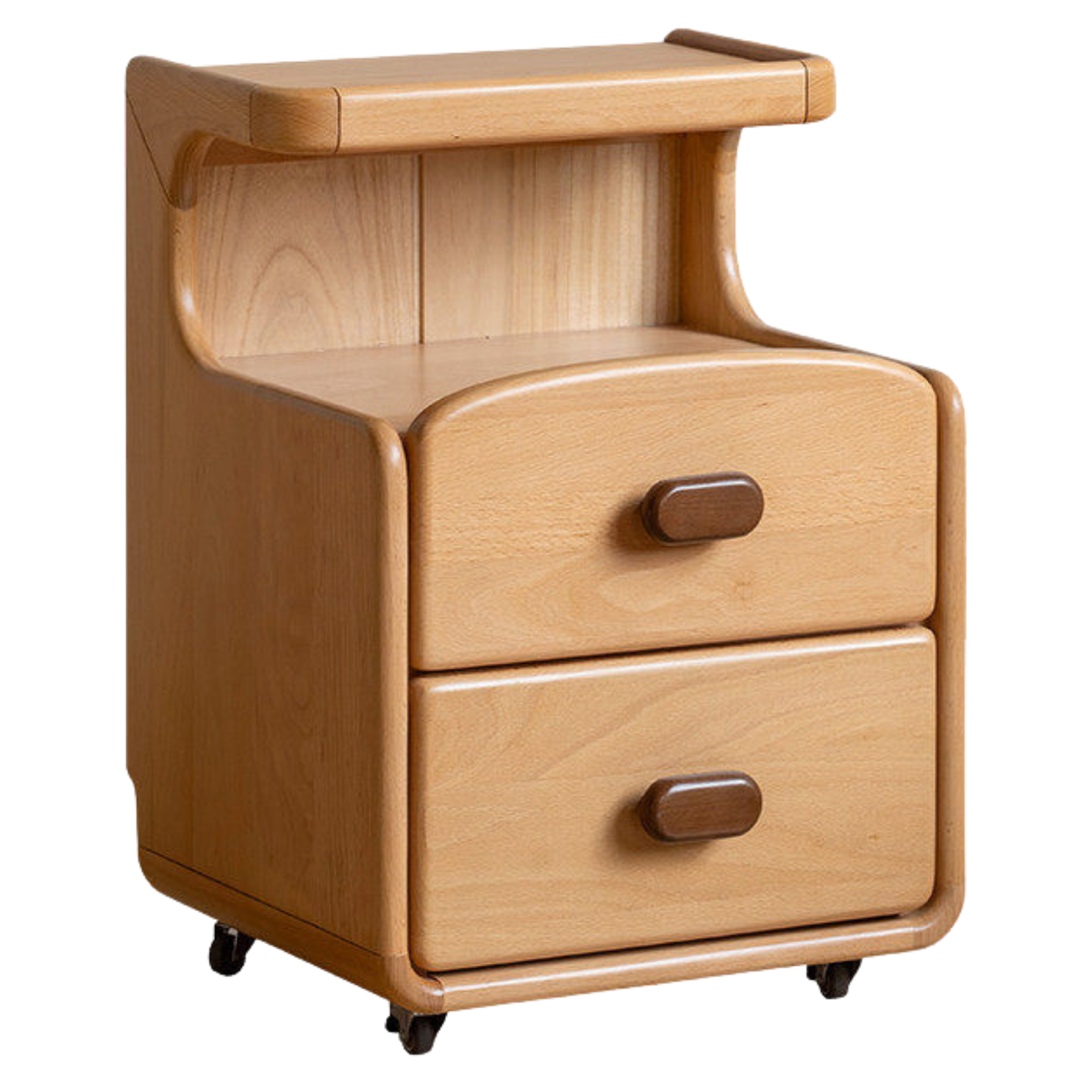 Beech Solid Wood Children's Nightstand Modern Minimalist