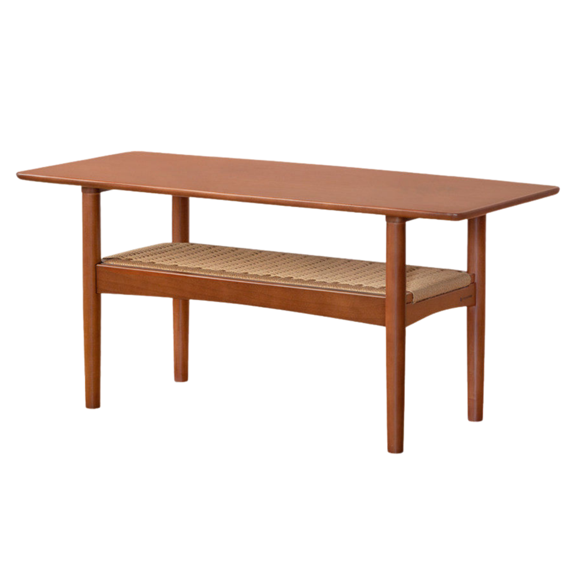 Poplar Solid Wood Coffee Table Vintage Style