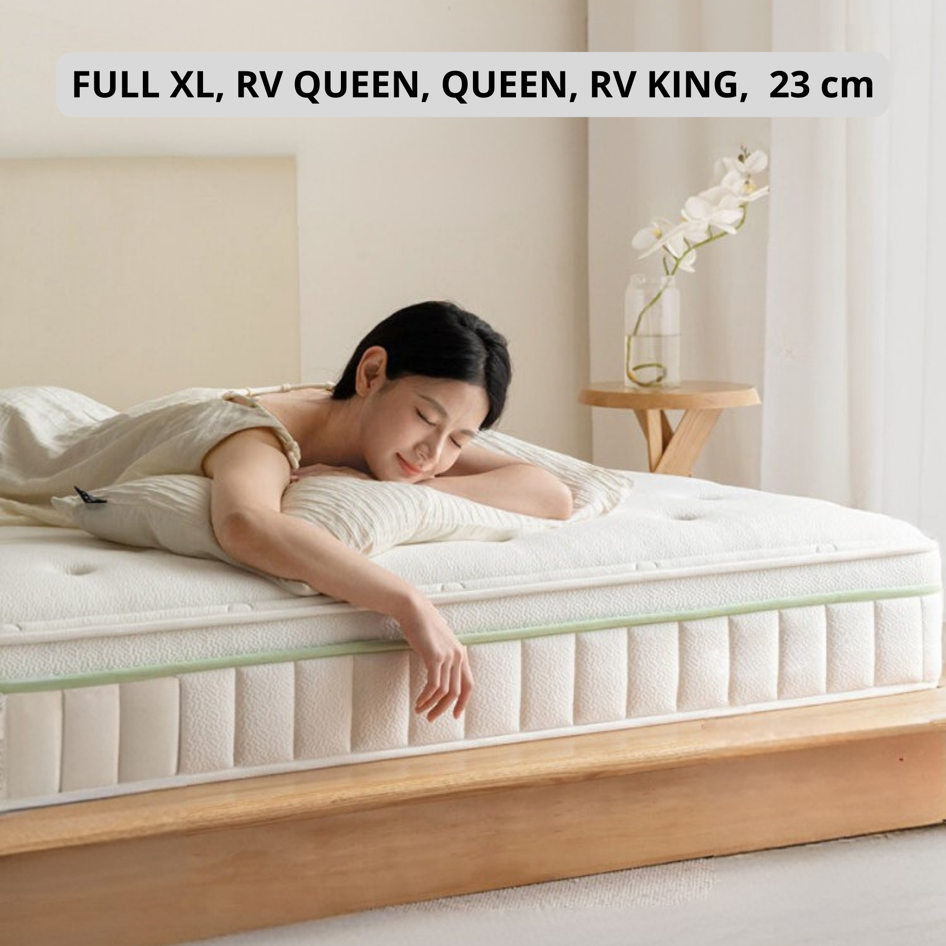 Zero-Glue Lily of the Valley Independent Spring Thick Mattress — Memory Foam, Anti-Mite Latex Support