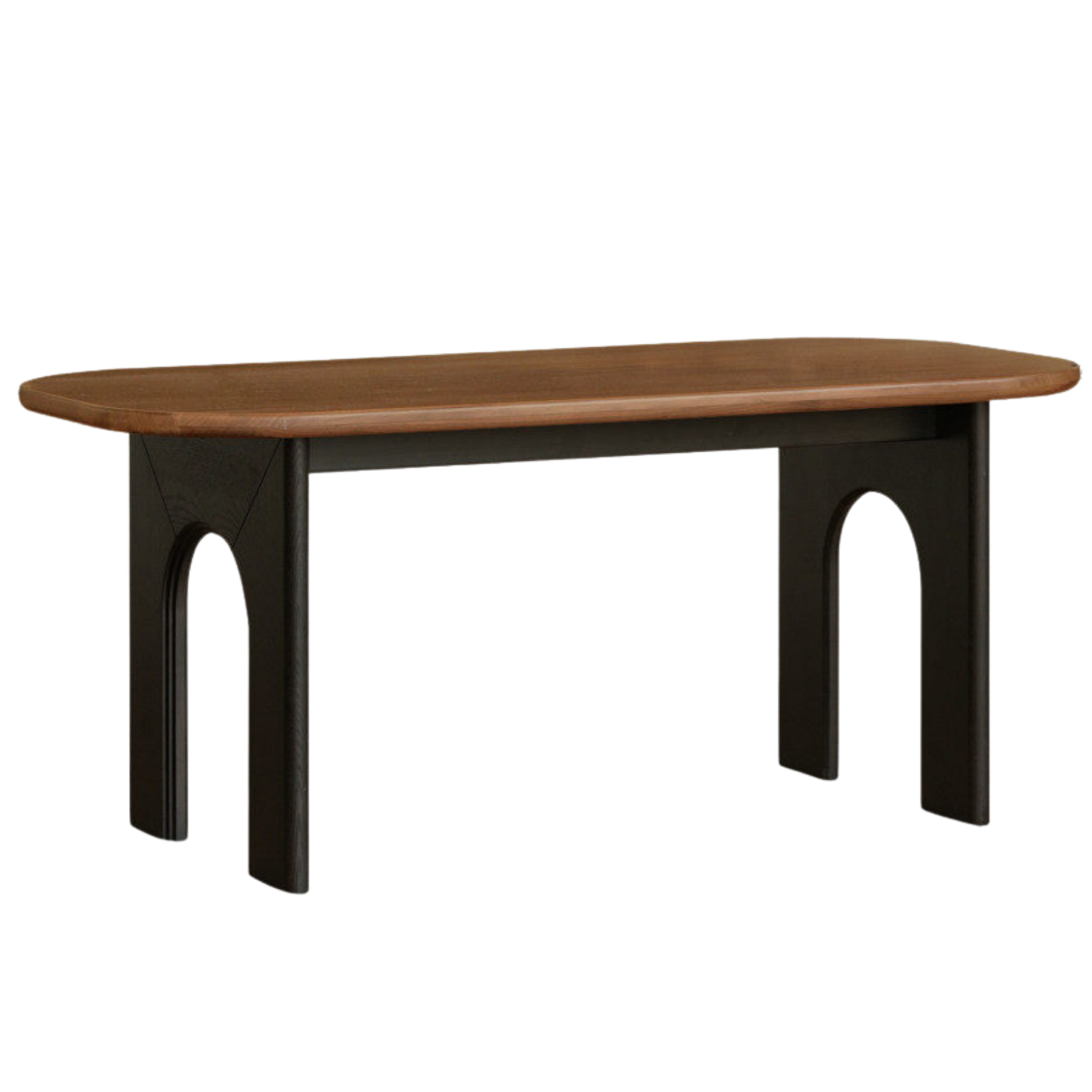 Black Walnut Solid Wood Dining Table French Retro