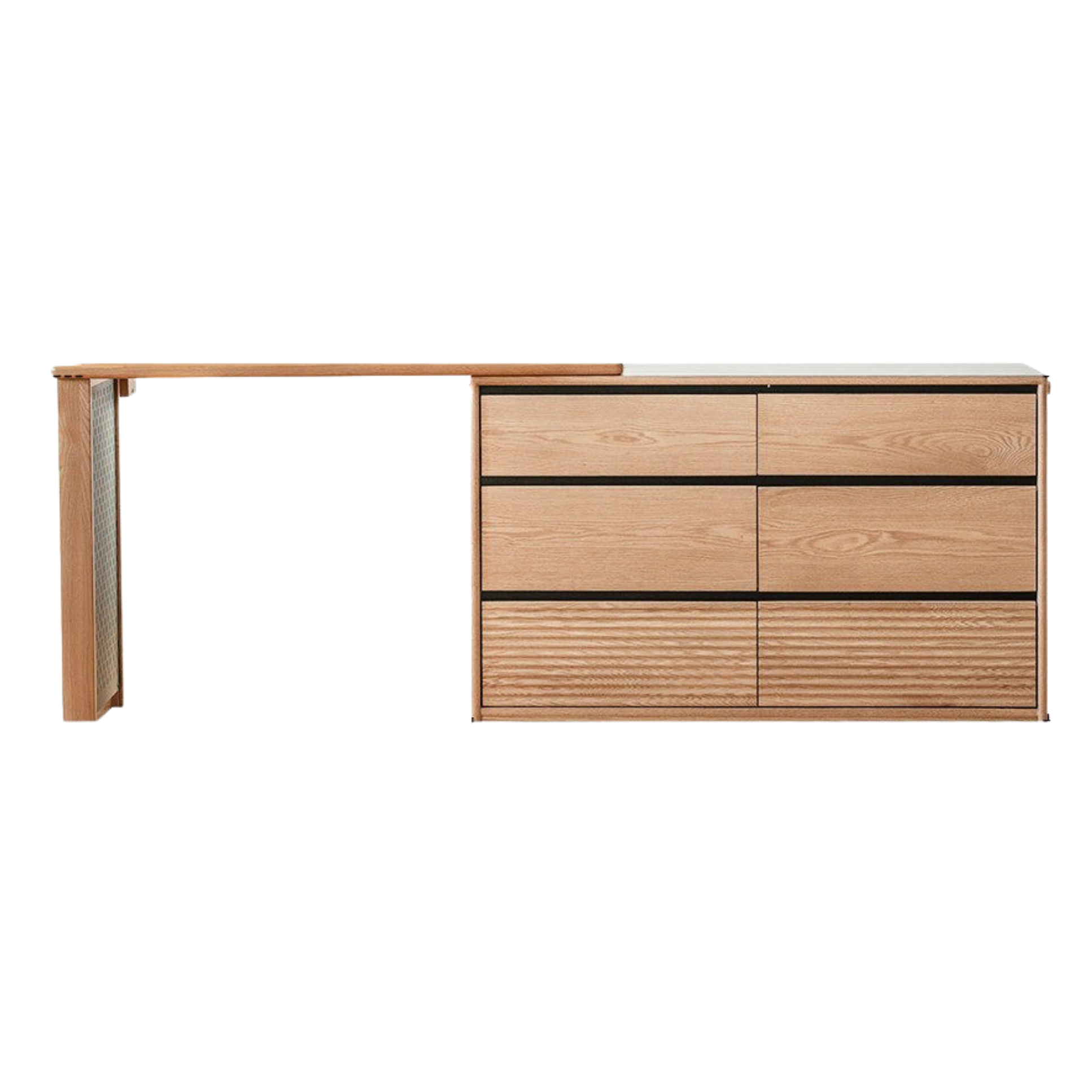 Ash Solid Wood Modern Minimalist Vanity Table
