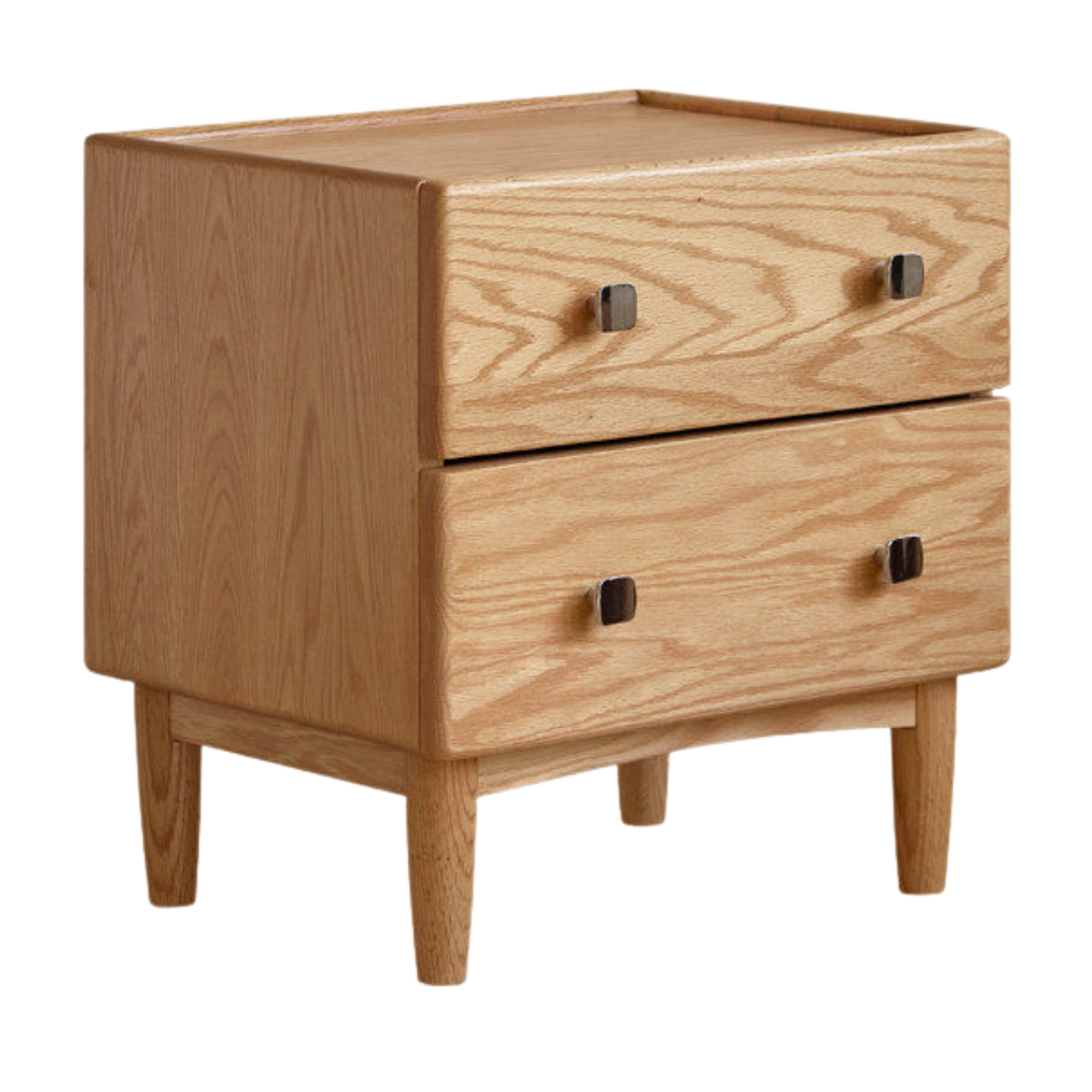 Oak Solid Wood Modern Minimalist Nightstand