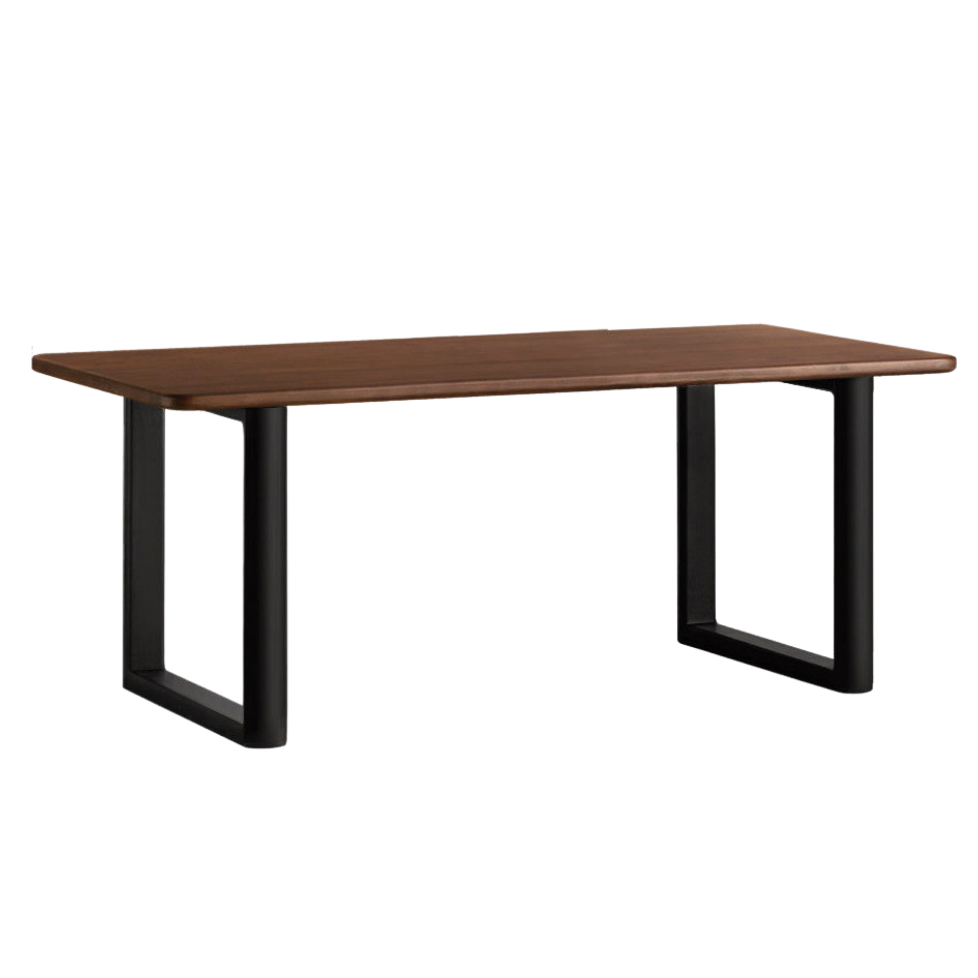 Black Walnut, Sandalwood Solid Wood Italian Light Luxury Dining Table