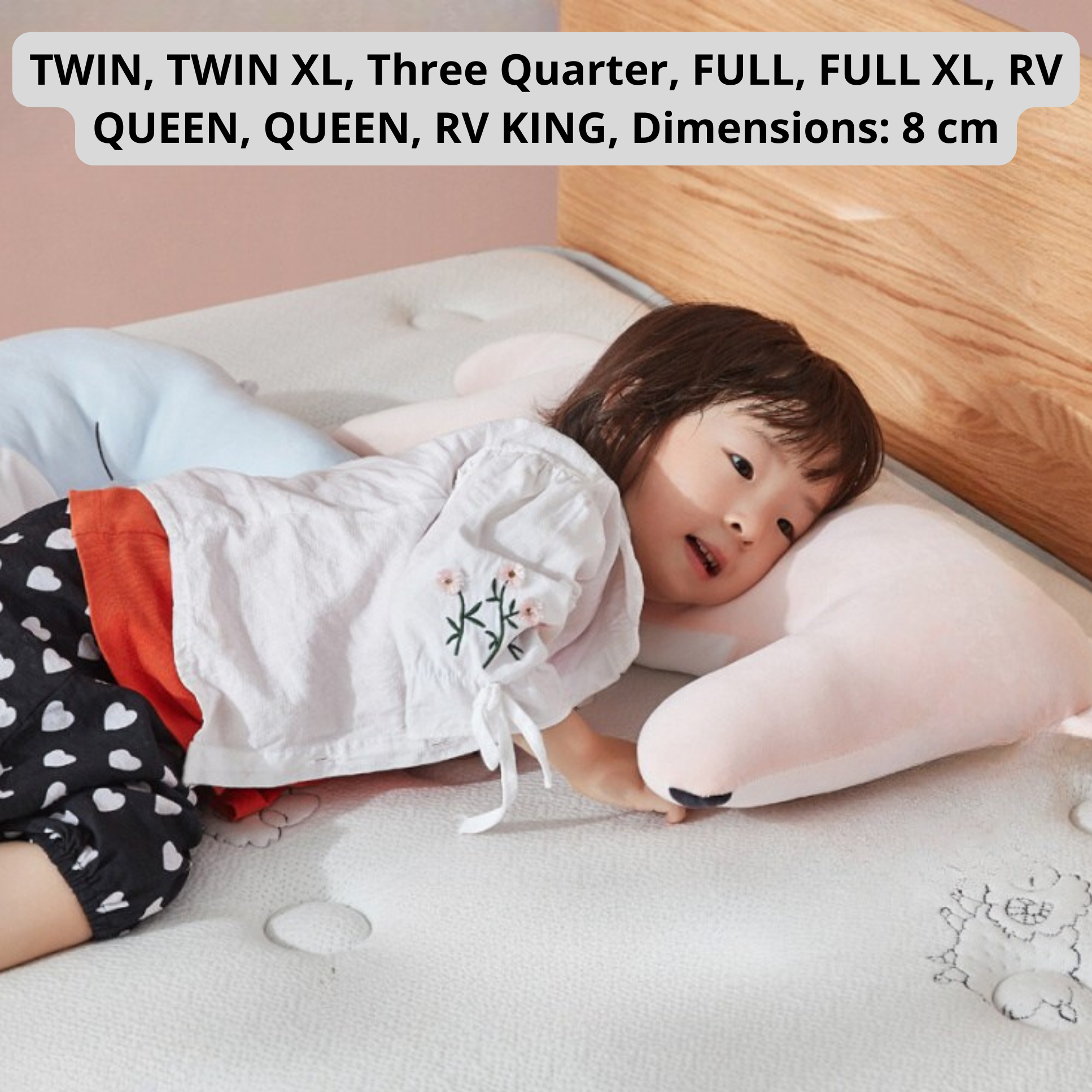 Children's Glue-Free Natural Jute Mattress — Back Support and Hard for Teenagers