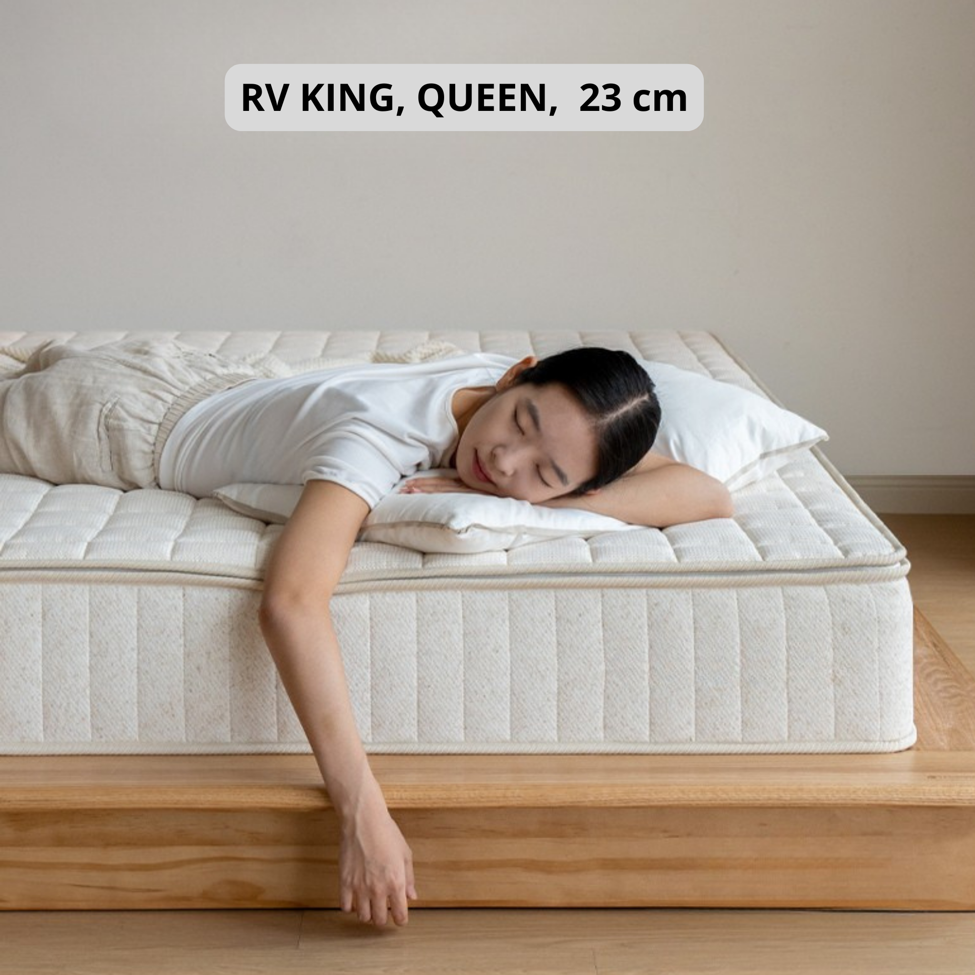 Eco-Friendly Zero Glue Certified Mattress with Jute and Latex — Natural Design