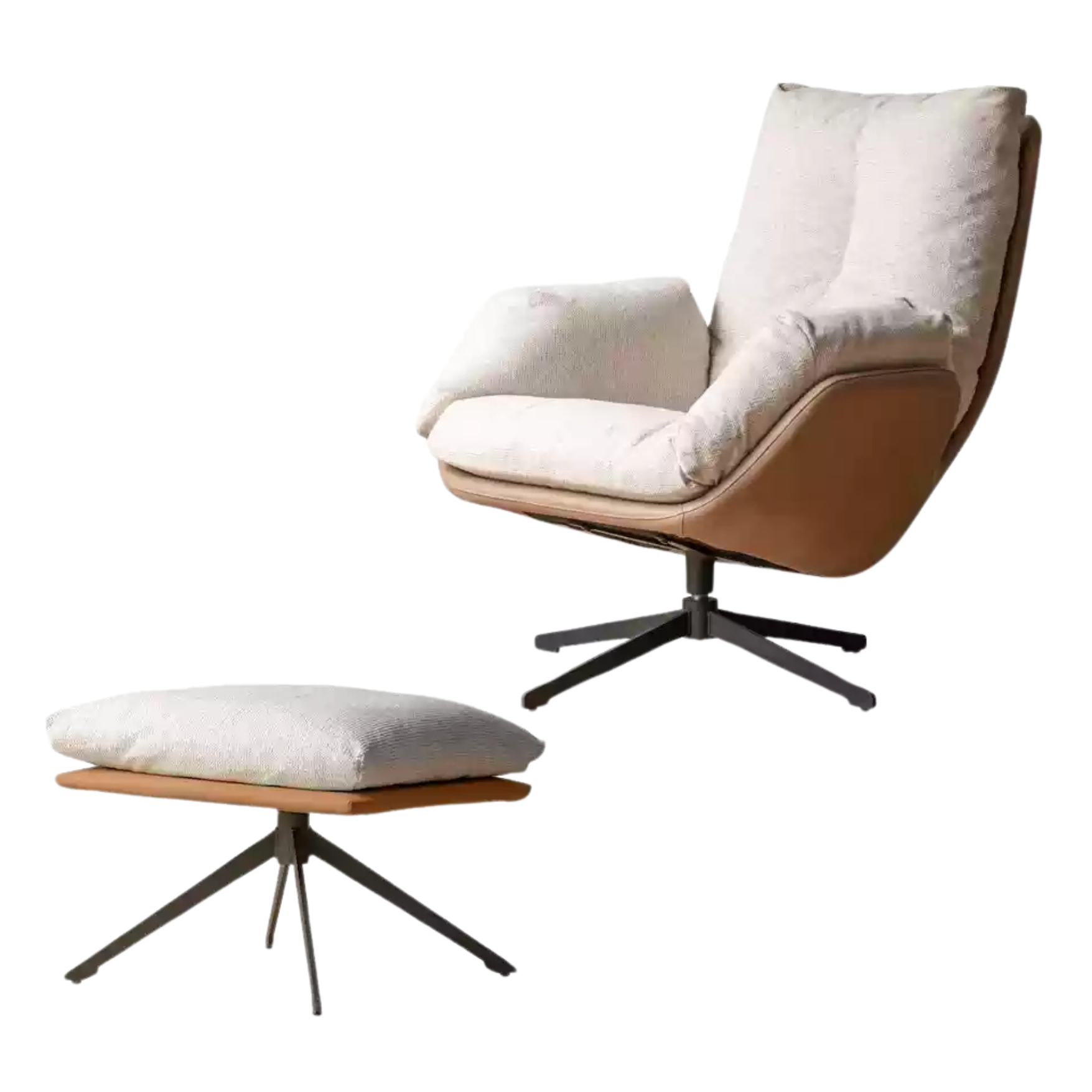 Fabric Rotating Leisure Chair