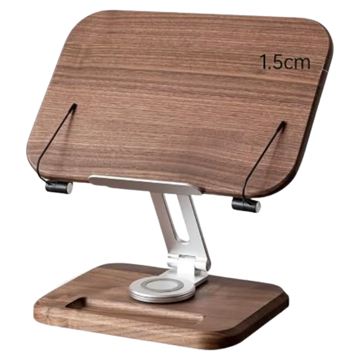 Oak, Black Walnut Solid Wood Book Holder Desktop Organizer