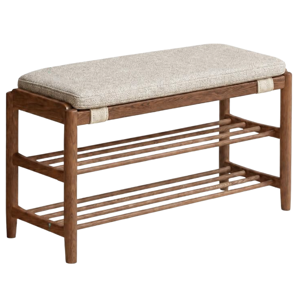 Beech, Oak Solid Wood Shoe Storage Bench