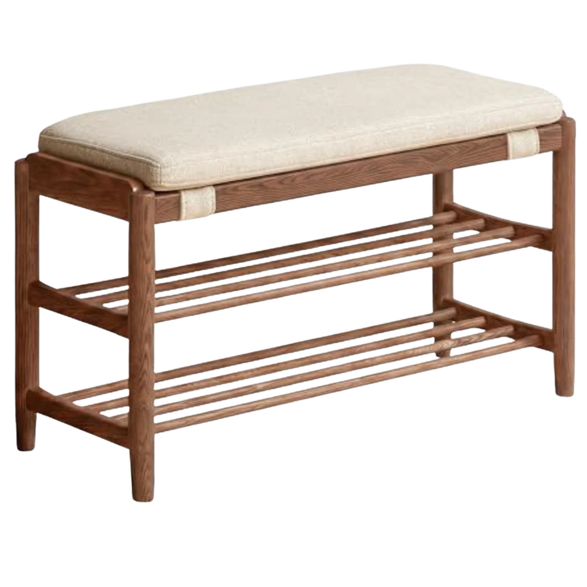 Beech, Oak Solid Wood Shoe Storage Bench