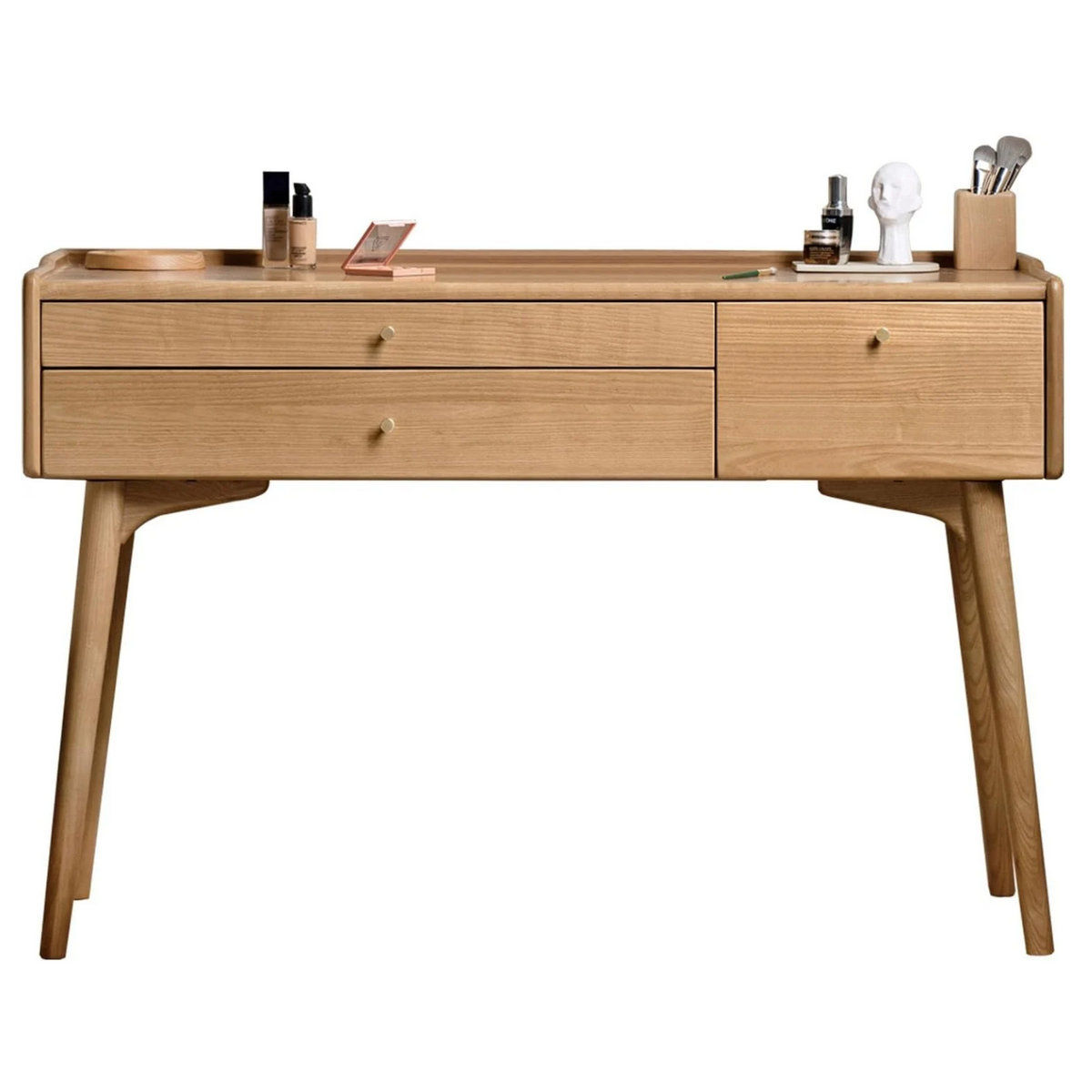 Ash, Cherry, Rubberwood Solid Wood Vanity Table
