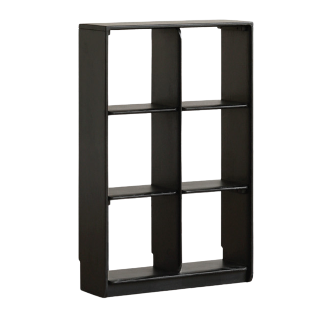 Oak Solid Wood Bookcase Lattice Cabinet Rack Free Combination.