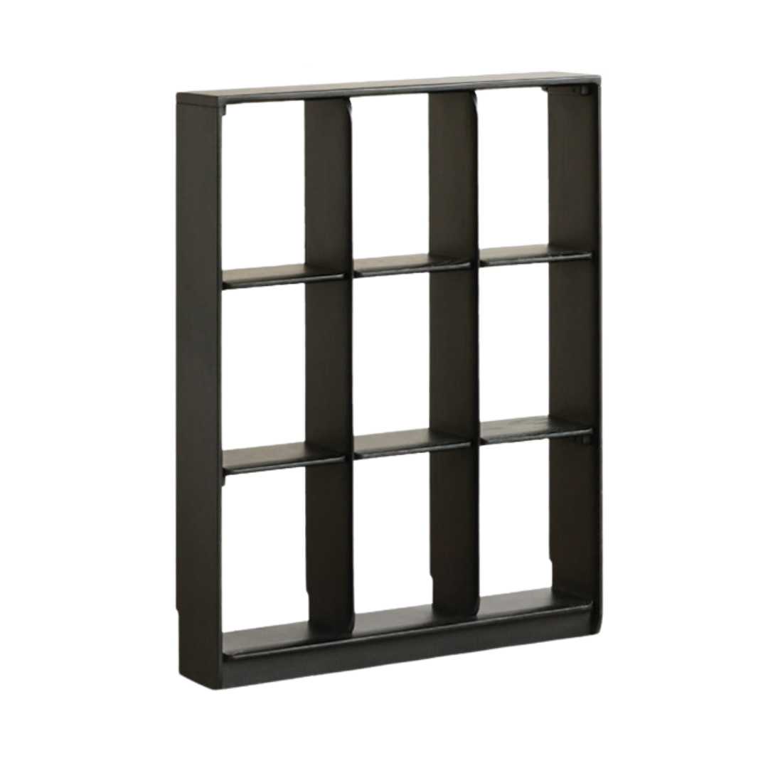 Oak Solid Wood Bookcase Lattice Cabinet Rack Free Combination.