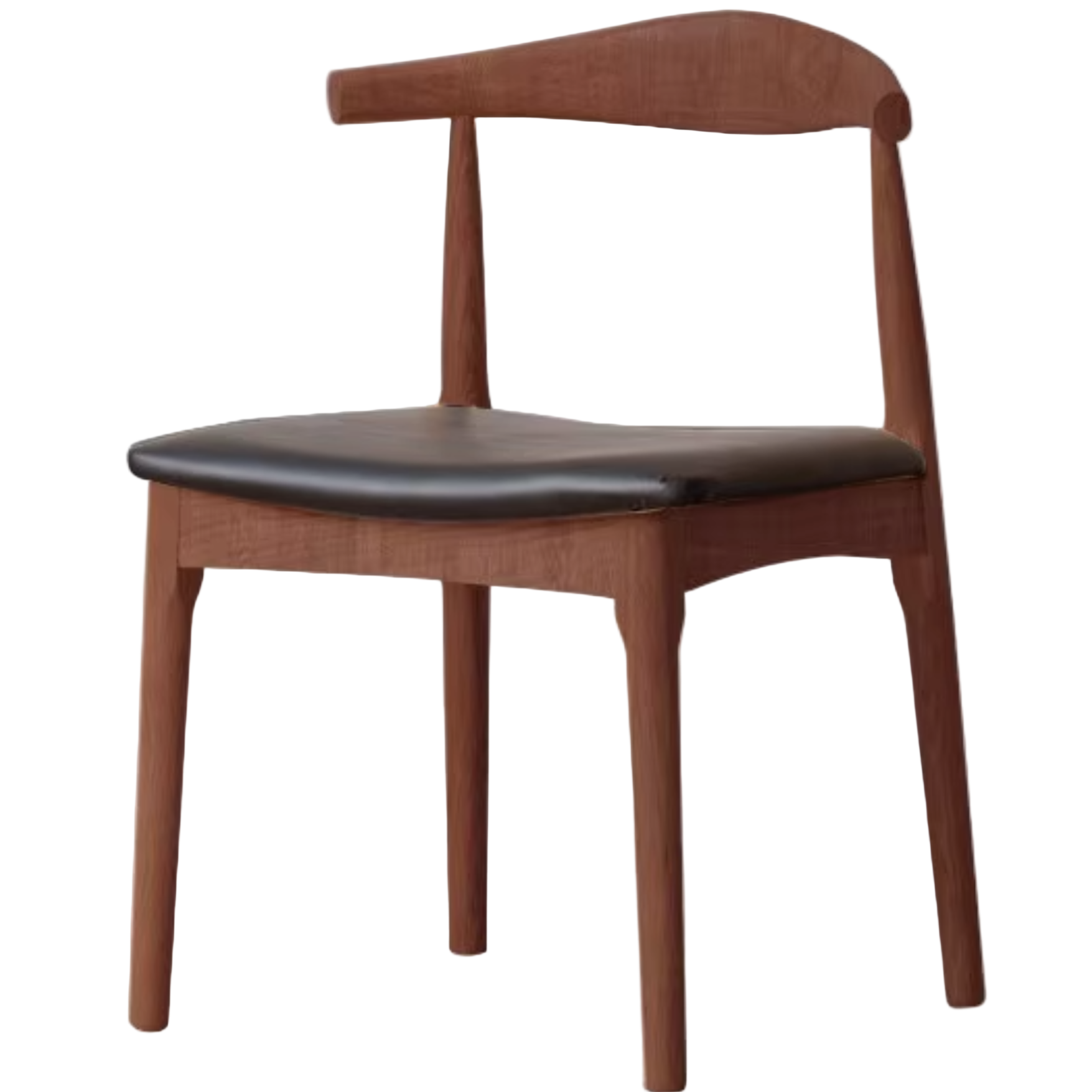 Set 4 pcs Black Walnut, Ash, Oak Solid Wood-Horn Chair