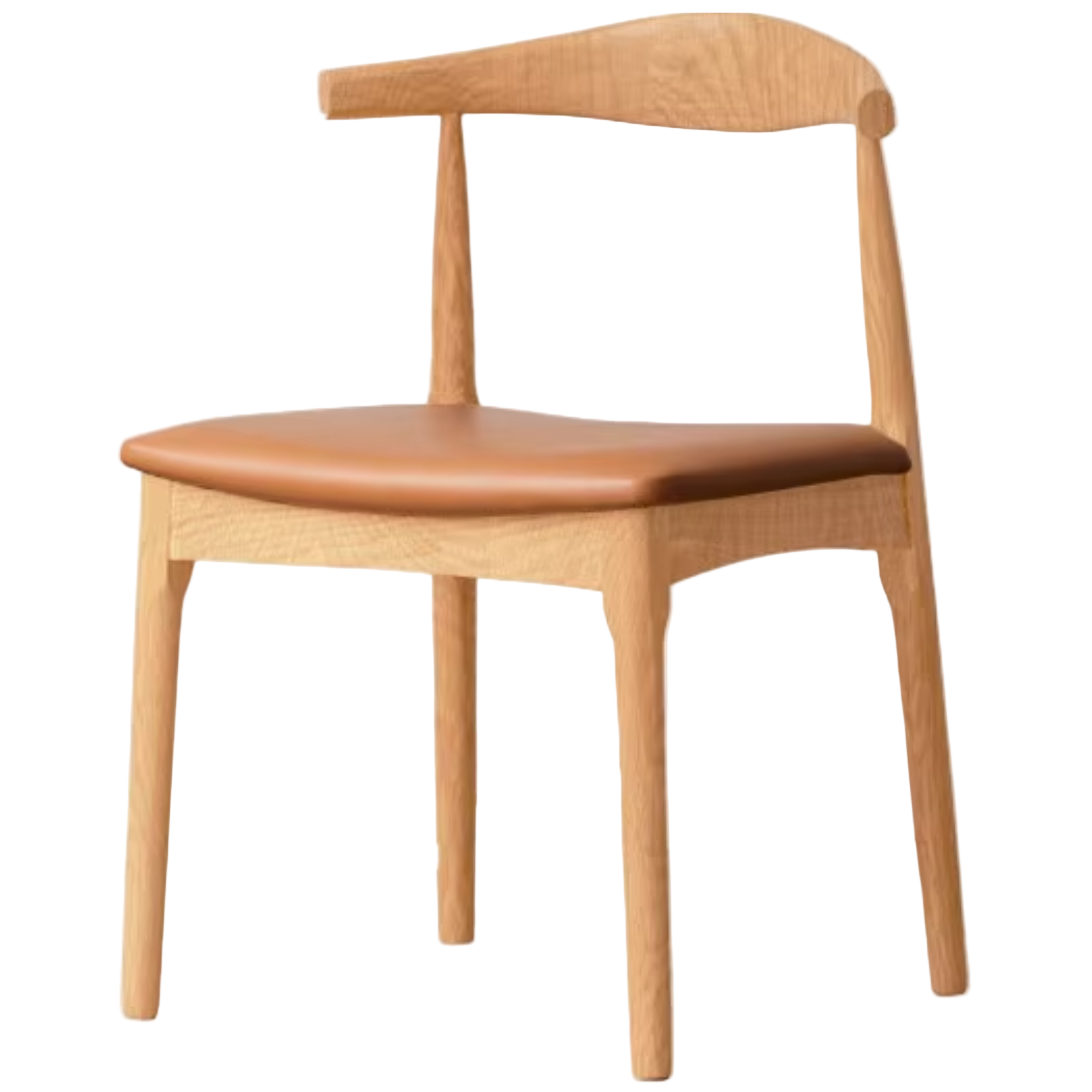 set 4 pcs Ash, Oak Solid Wood-Horn Chair