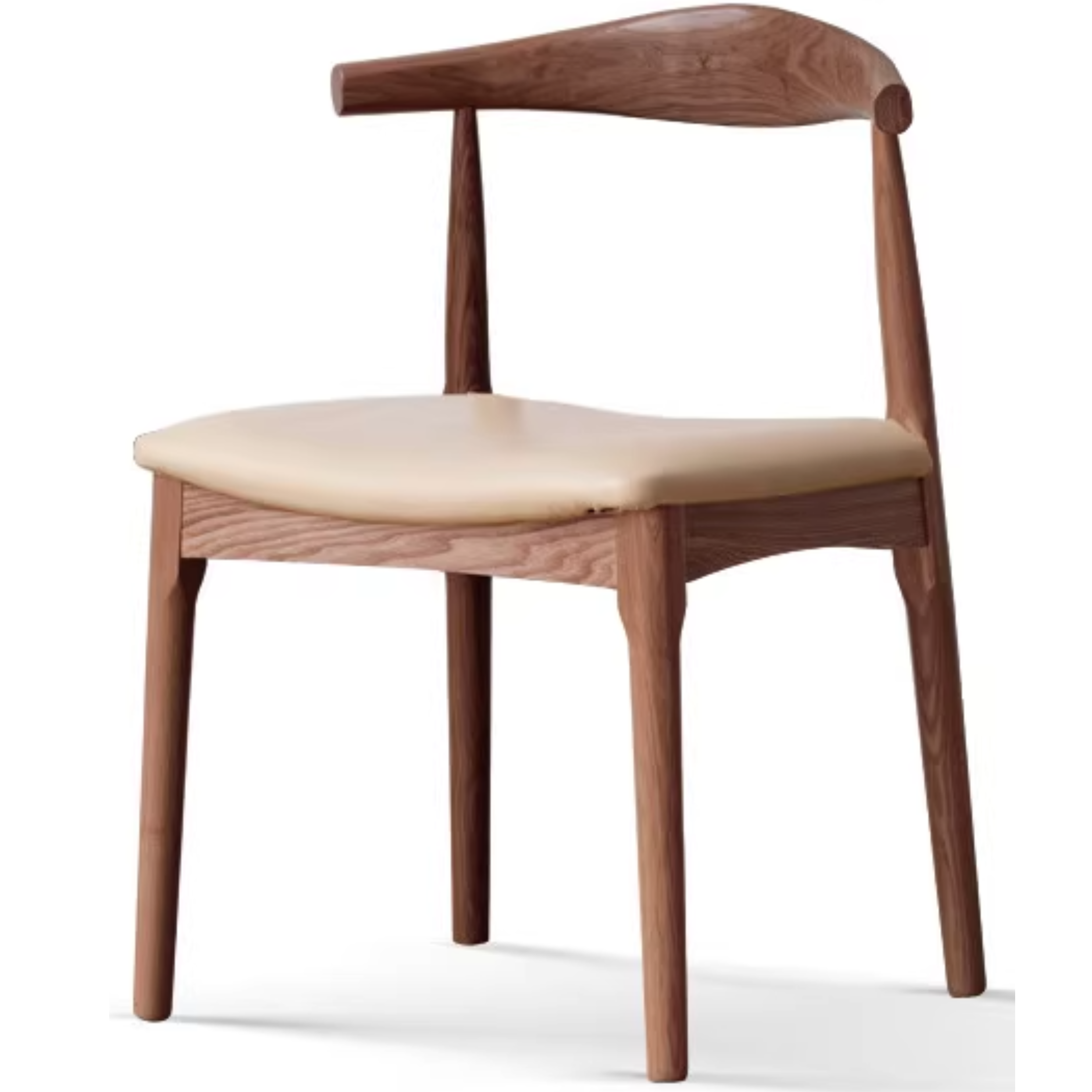 Ash, Oak Solid Wood-Horn Chair