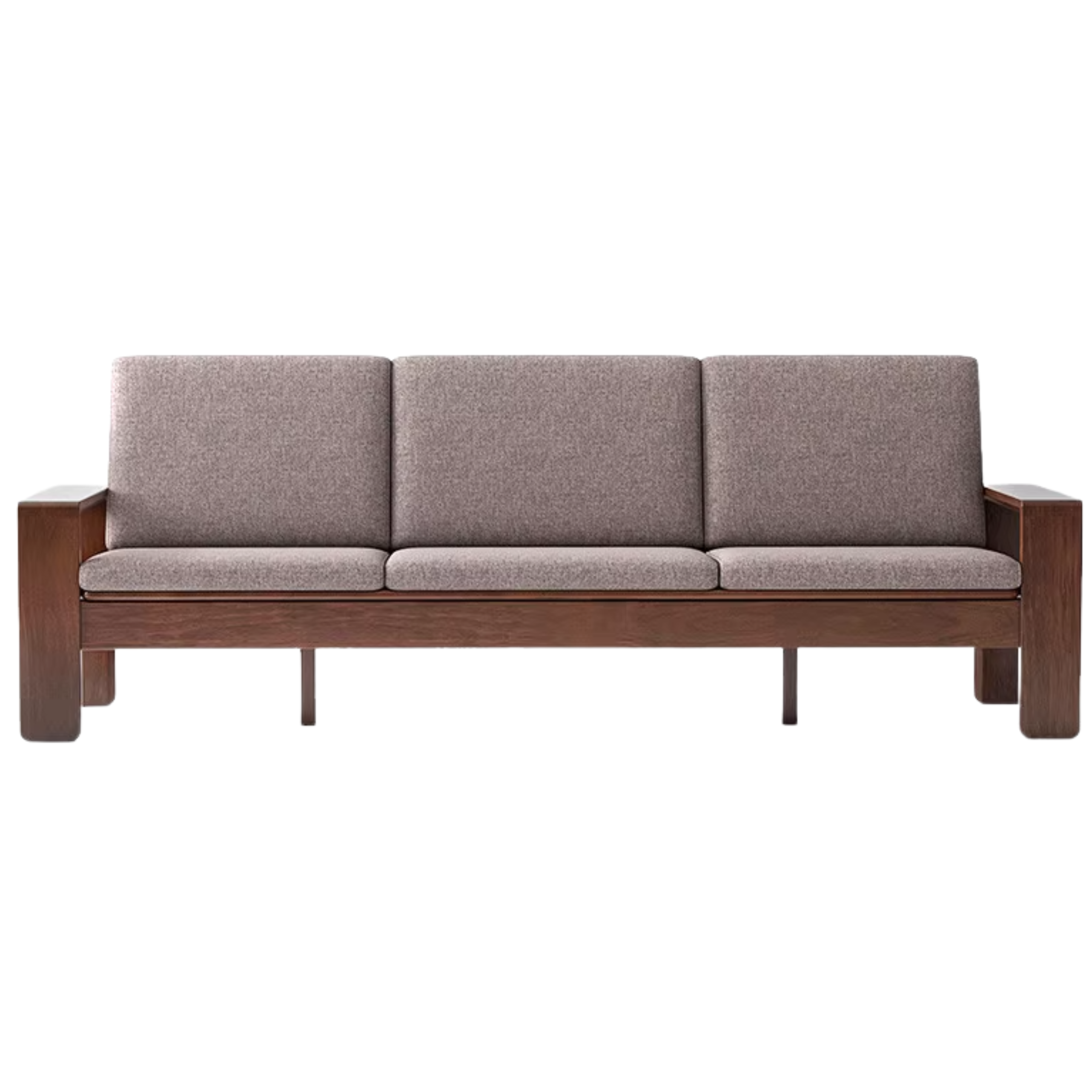 Black Walnut Solid Wood ,solid Sandalwood,Fabric Sofa Nordic Dual-purpose Sofa-