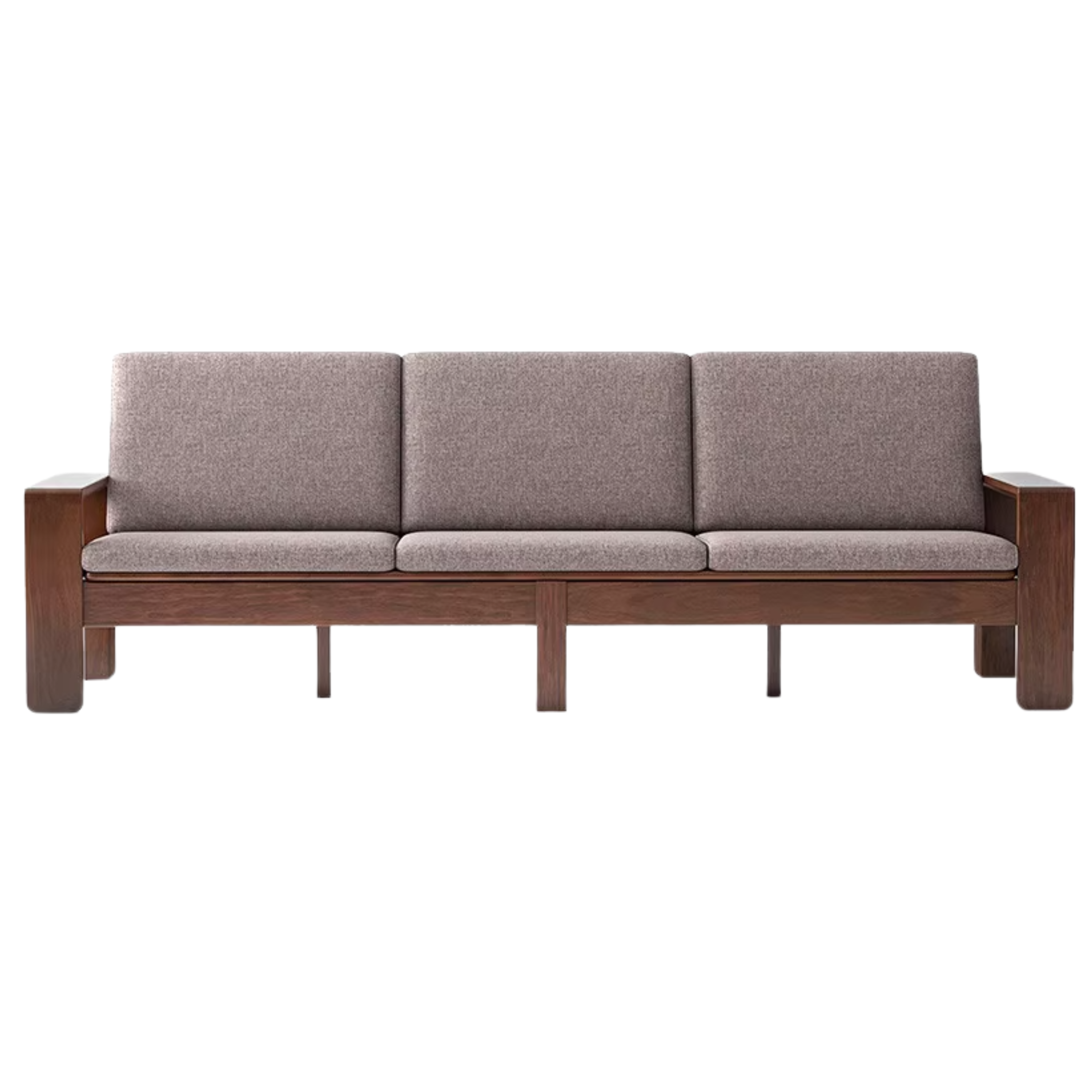 Black Walnut Solid Wood ,solid Sandalwood,Fabric Sofa Nordic Dual-purpose Sofa-