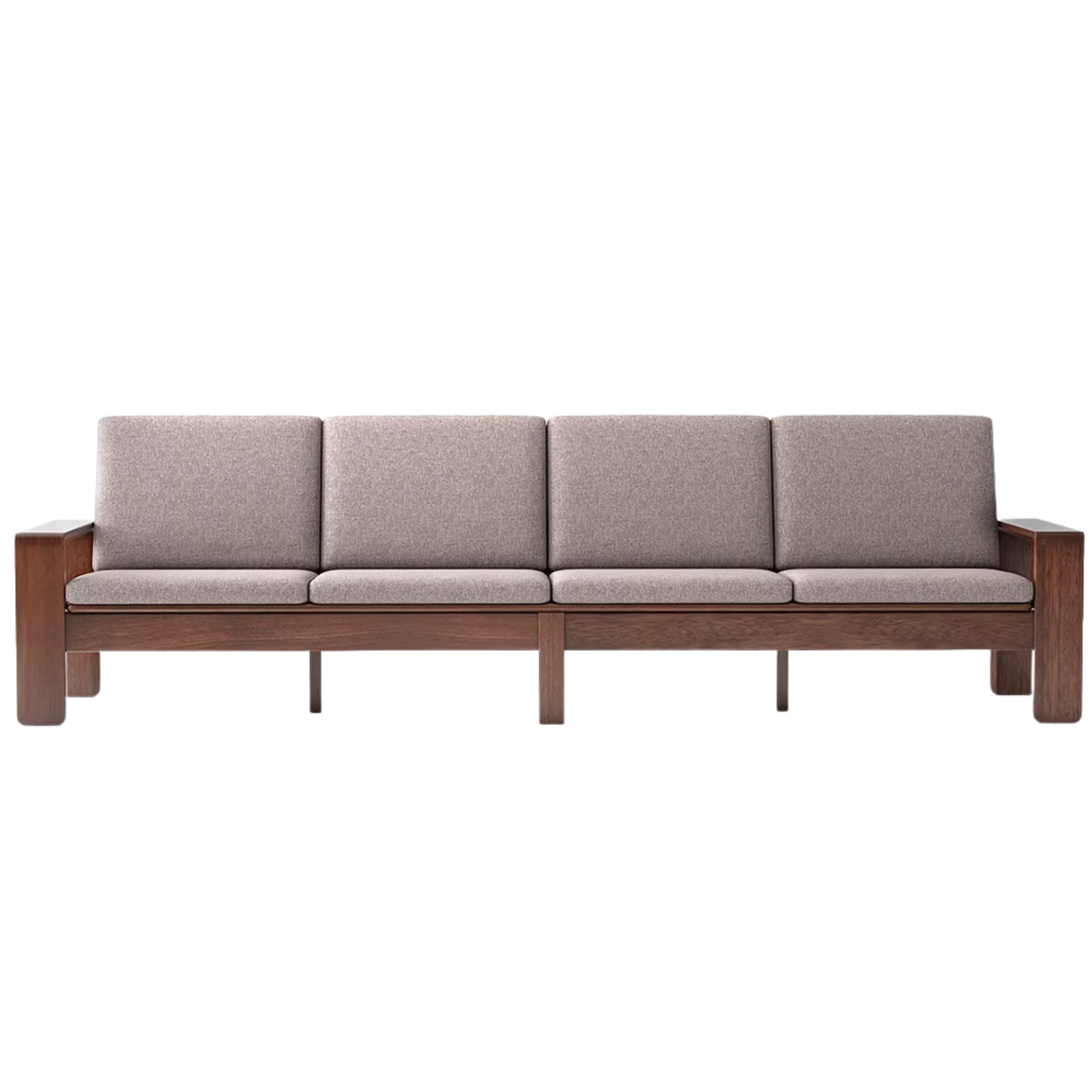 Black Walnut Solid Wood ,solid Sandalwood,Fabric Sofa Nordic Dual-purpose Sofa-