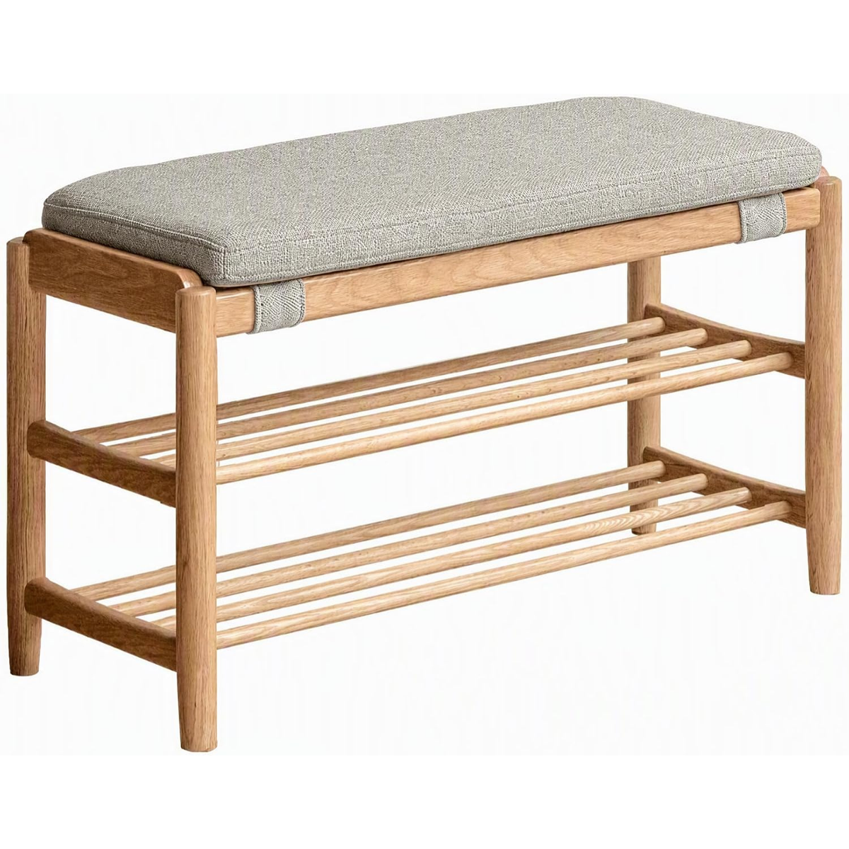 Beech, Oak Solid Wood Shoe Storage Bench