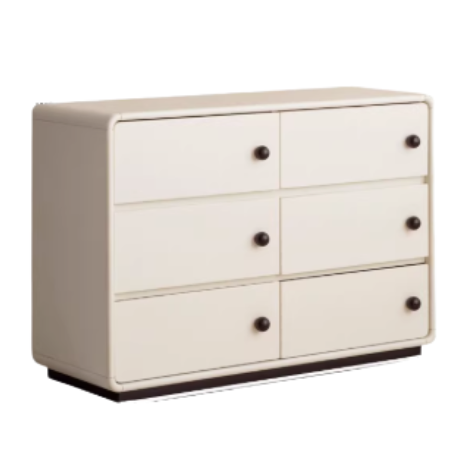 Solid Rubberwood Cream Style Dressing Table.