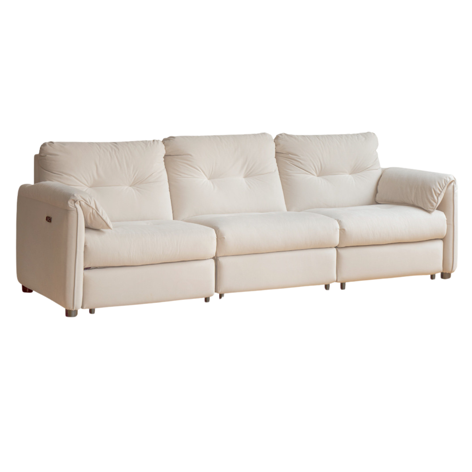 Fabric Electric White Cream Technology Functional Sofa.