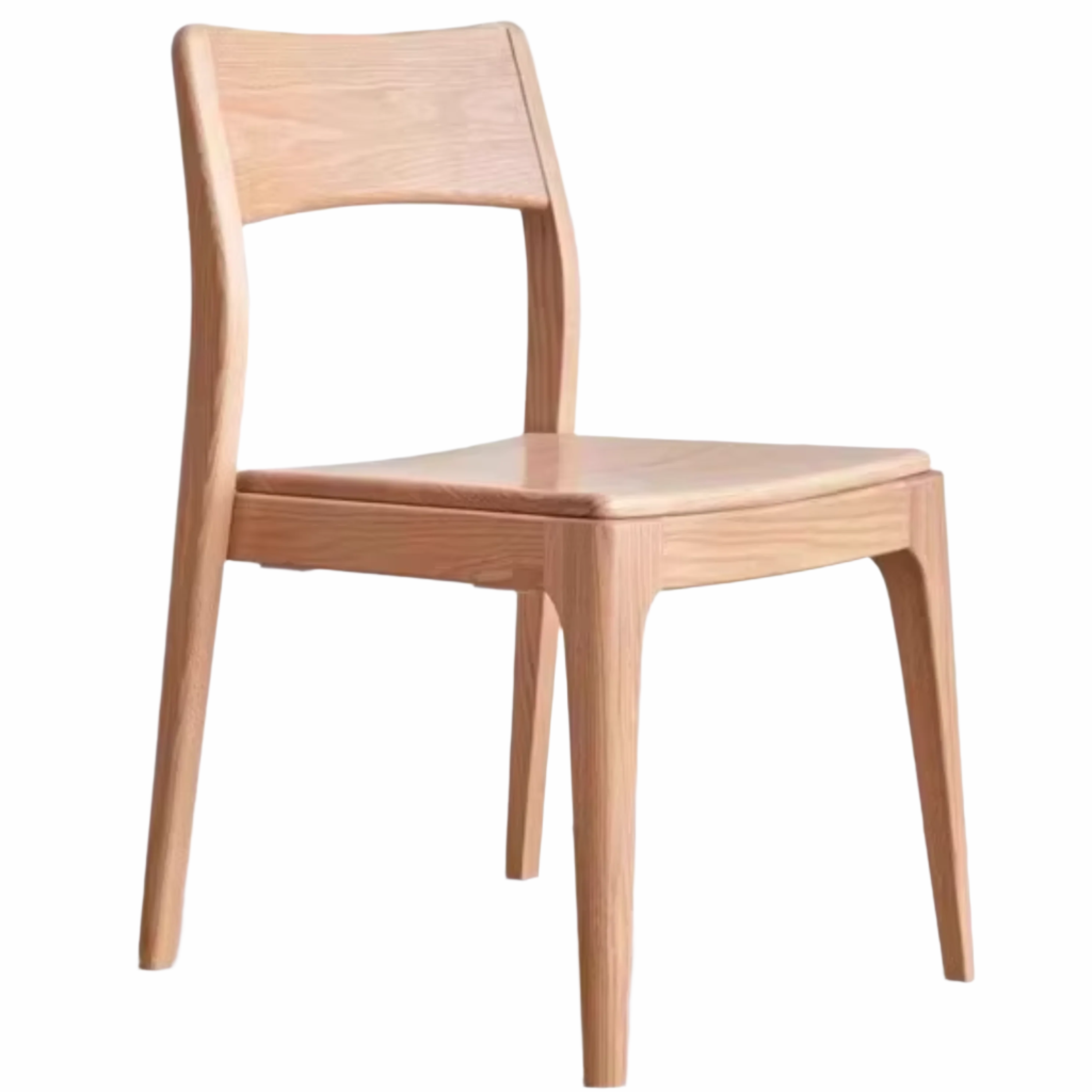 Rubberwood, Oak, Ash Solid Wood Stacking Dining Chair