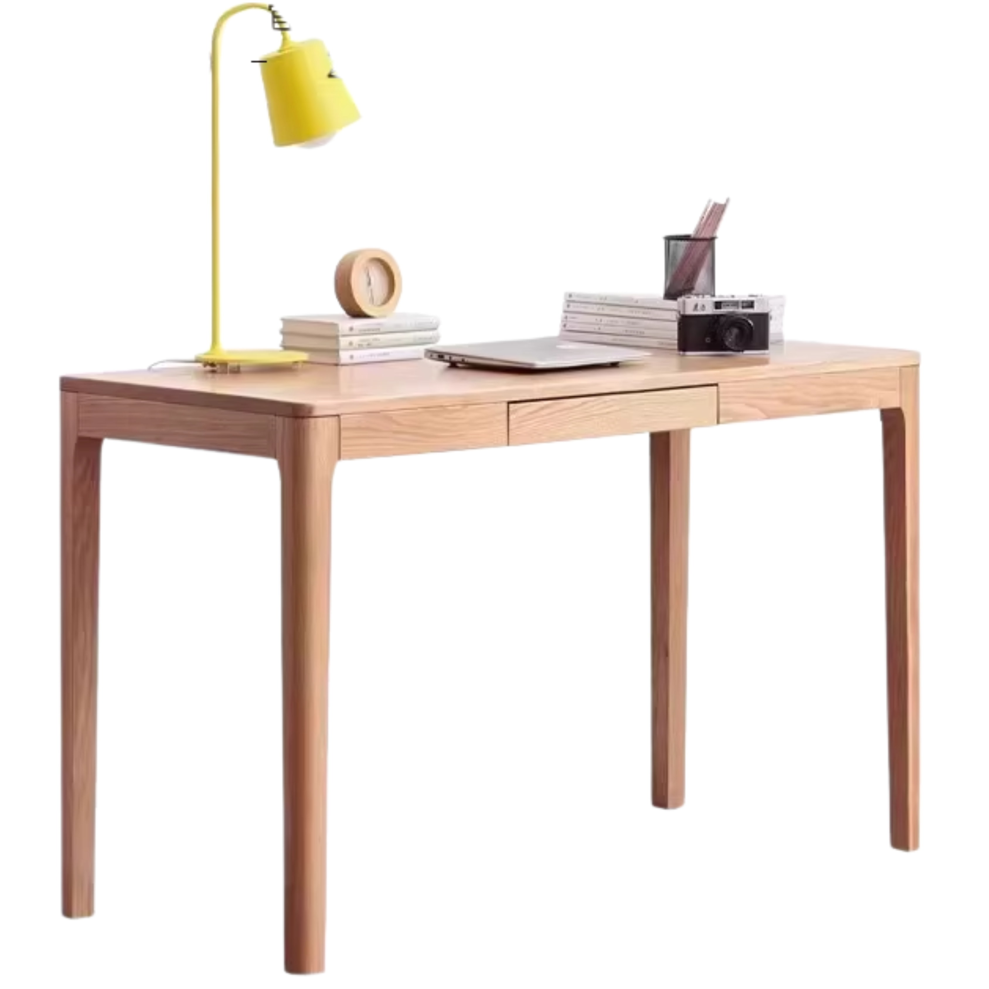 Oak Solid Wood Office Nordic Desk