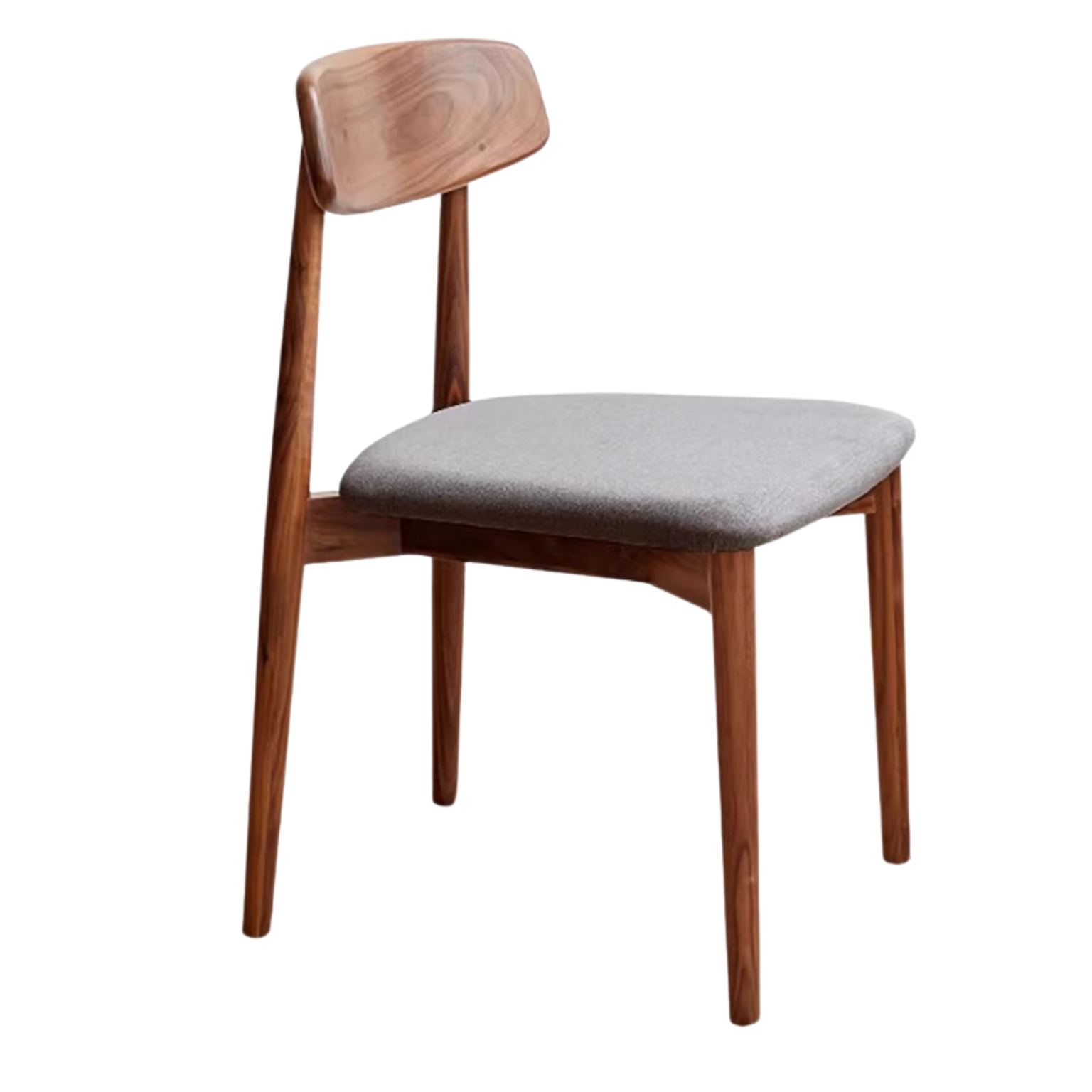 4 pcs set Black Walnut, Ash, Oak, Beech, Cherry Solid Wood Simple Modern-Dining Chair