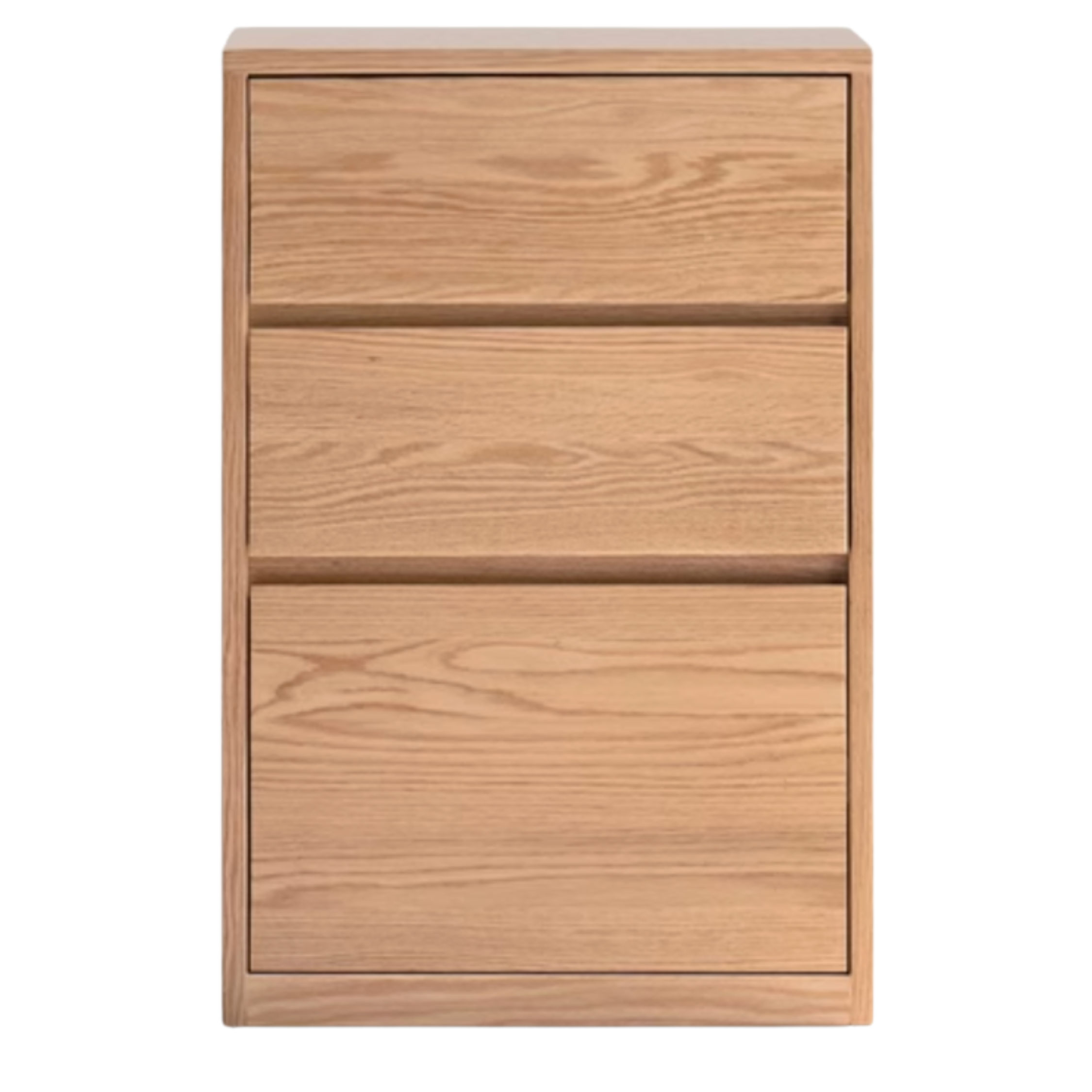 Oak, Solid Rubberwood, Ash Solid Wood Bookcase Free Combination Low Cabinet Floor-Standing Bookshelf