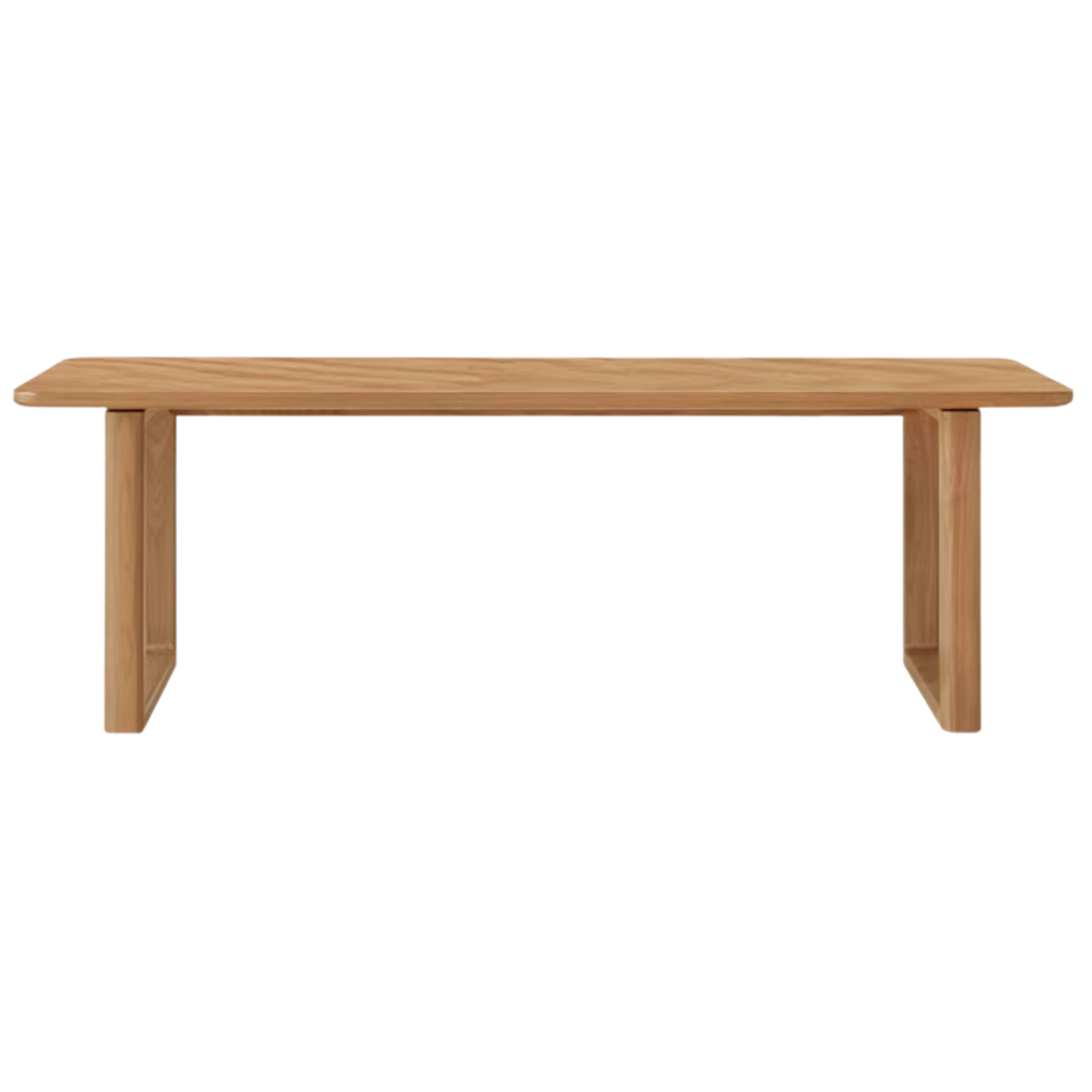 Oak Solid Wood Large Plate Dining Table