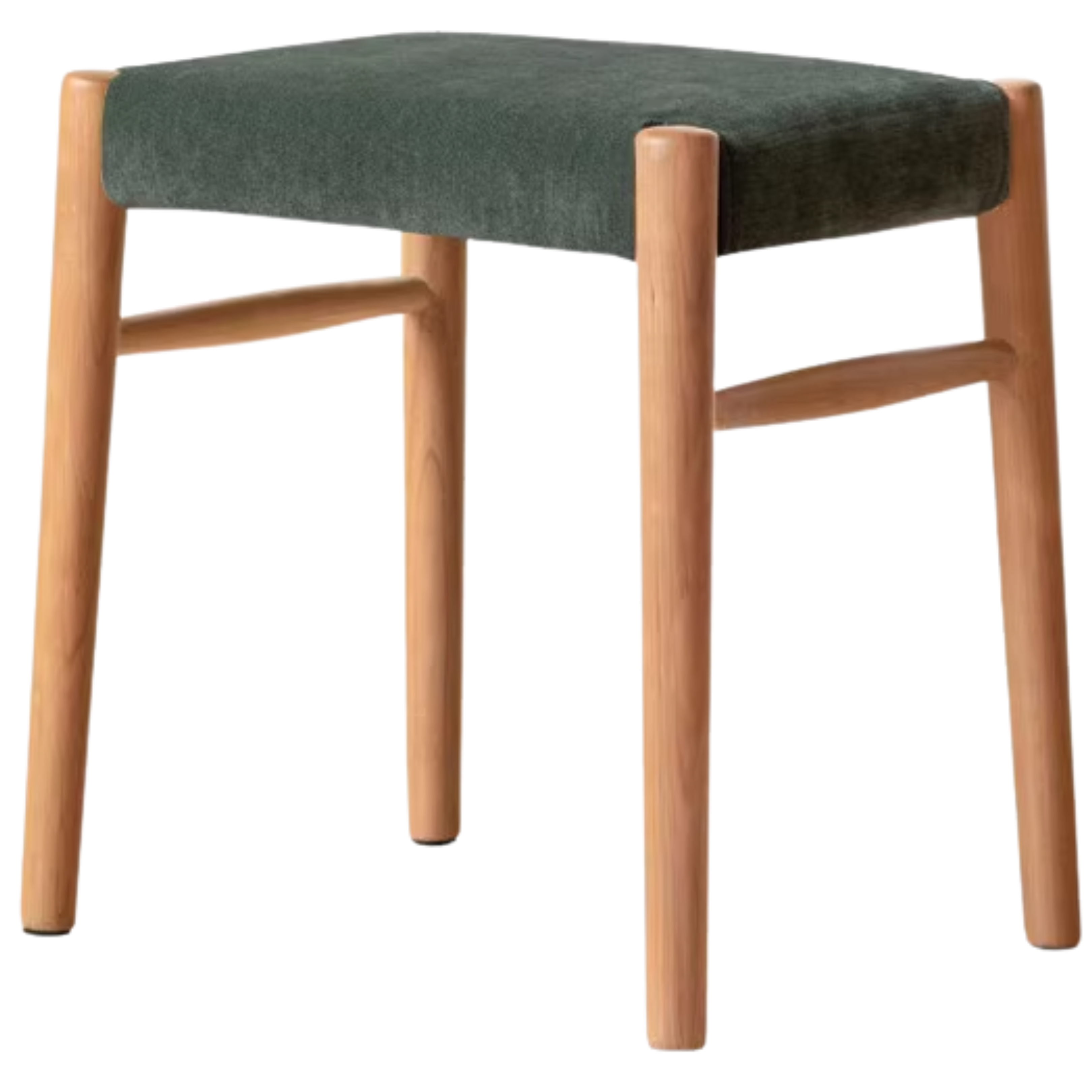 Oak Solid Wood Retro Makeup Stool