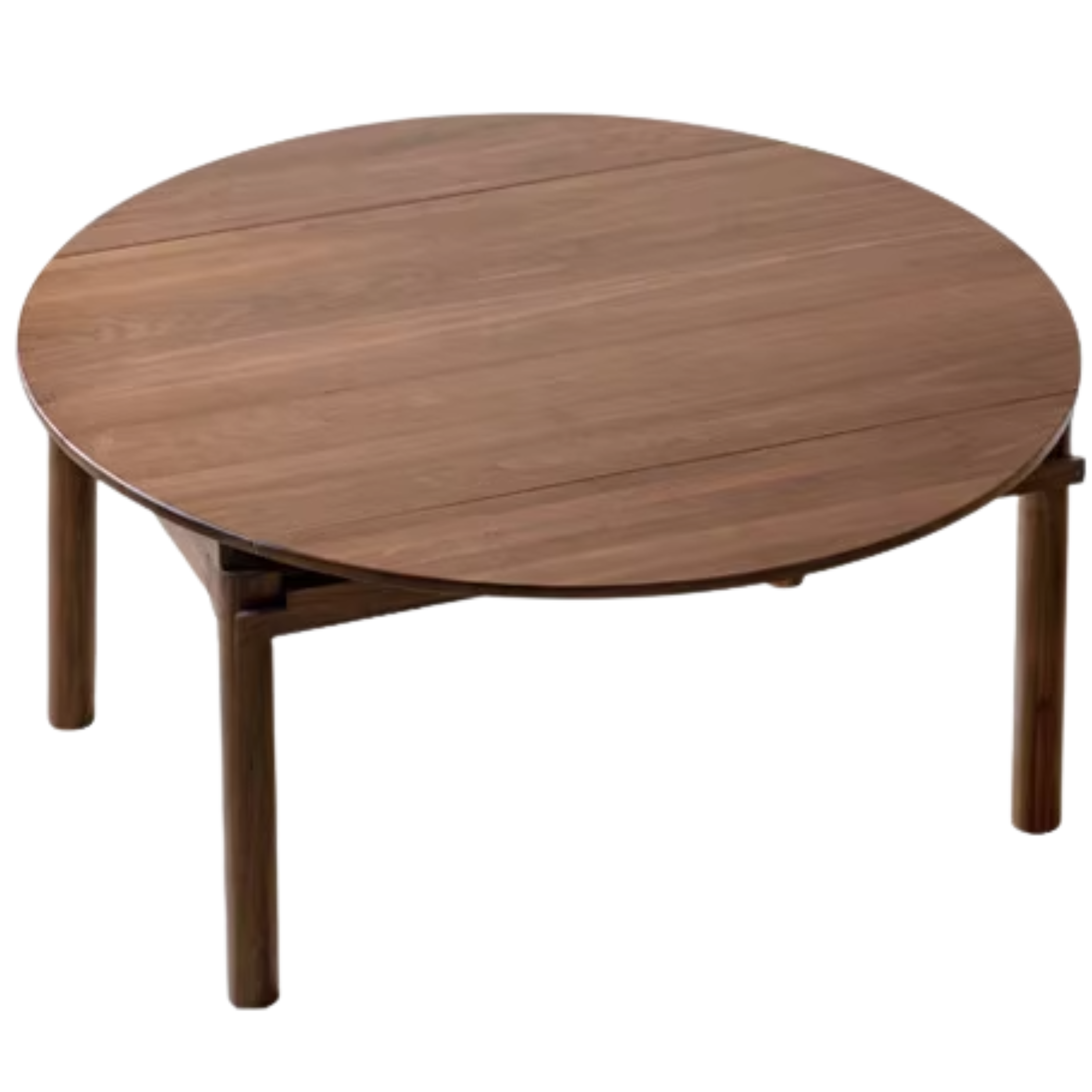 Ash, Oak, Black Walnut Solid Wood Folding Dining Table