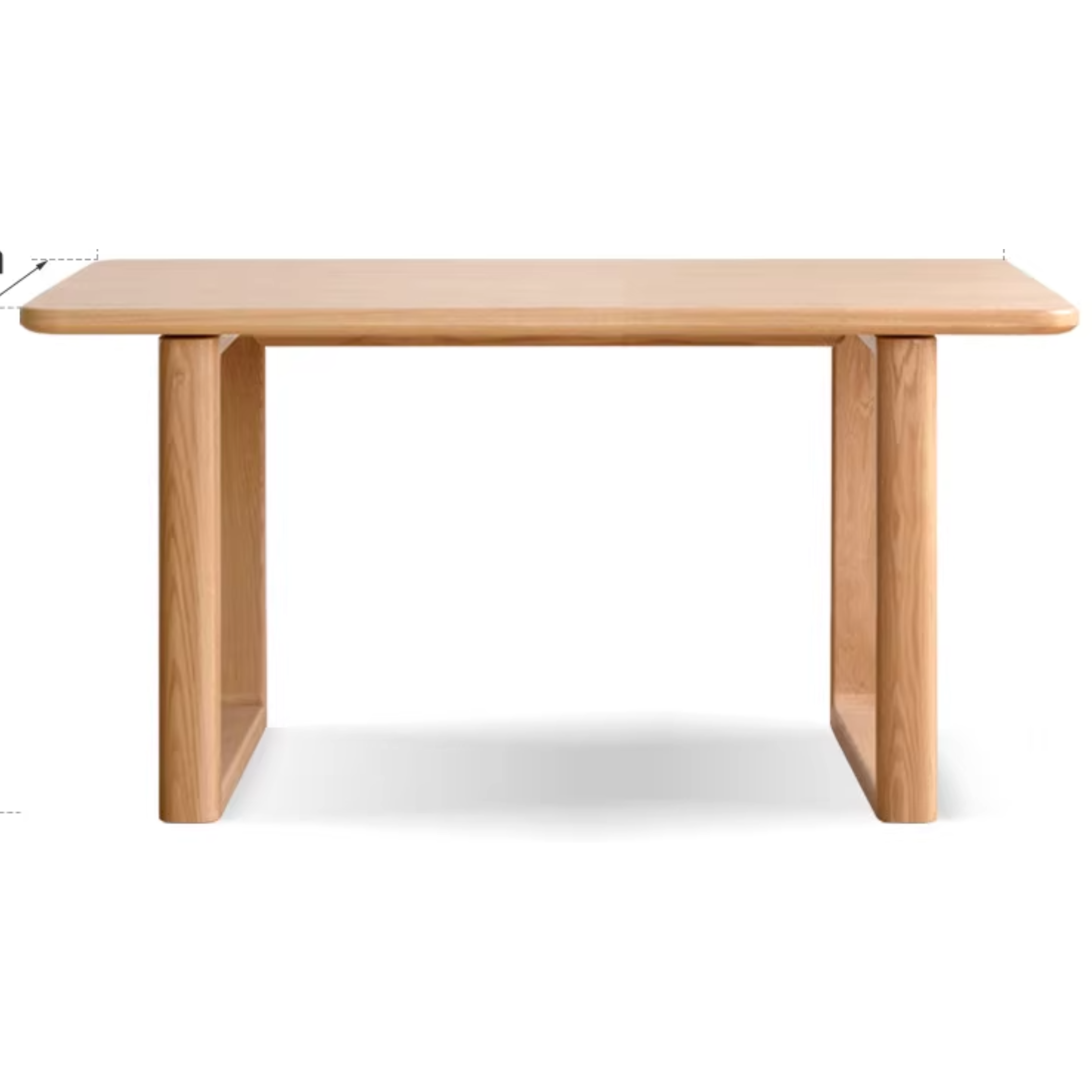 Oak Solid Wood Large Plate Dining Table
