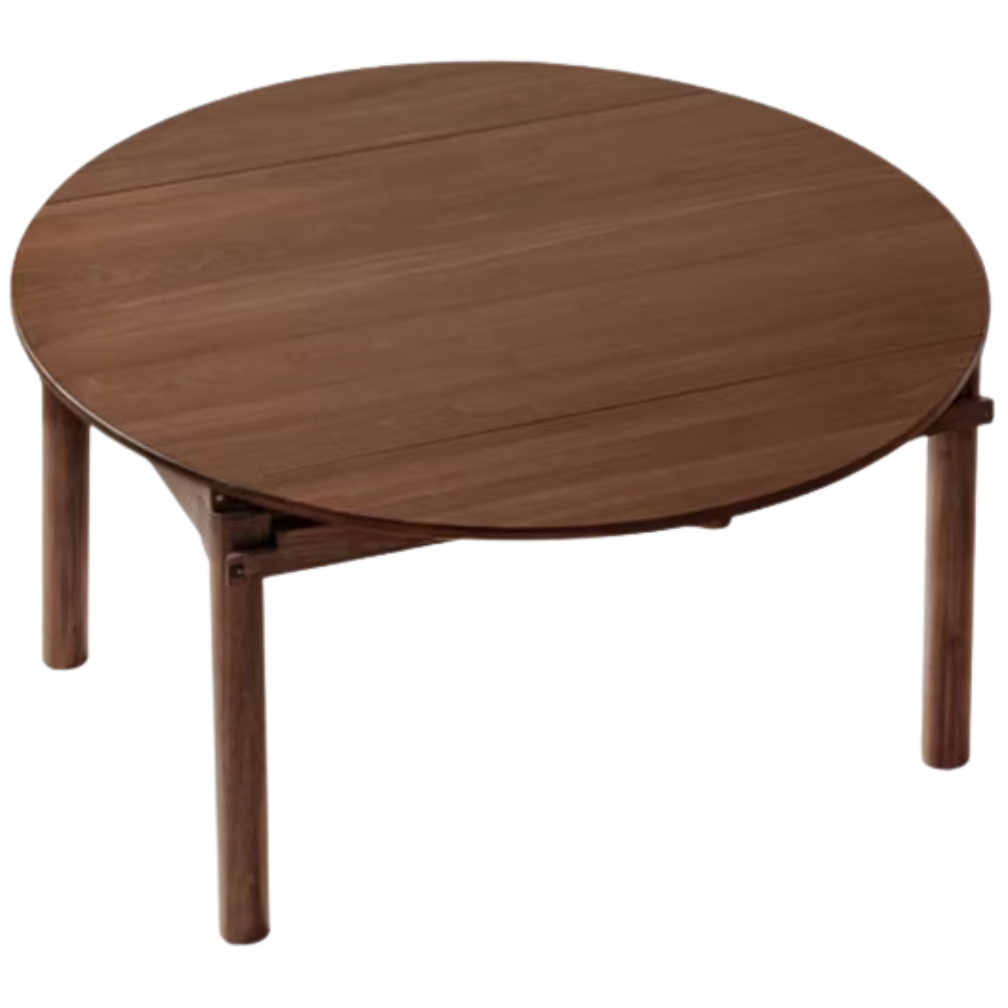 Ash, Oak, Black Walnut Solid Wood Folding Dining Table