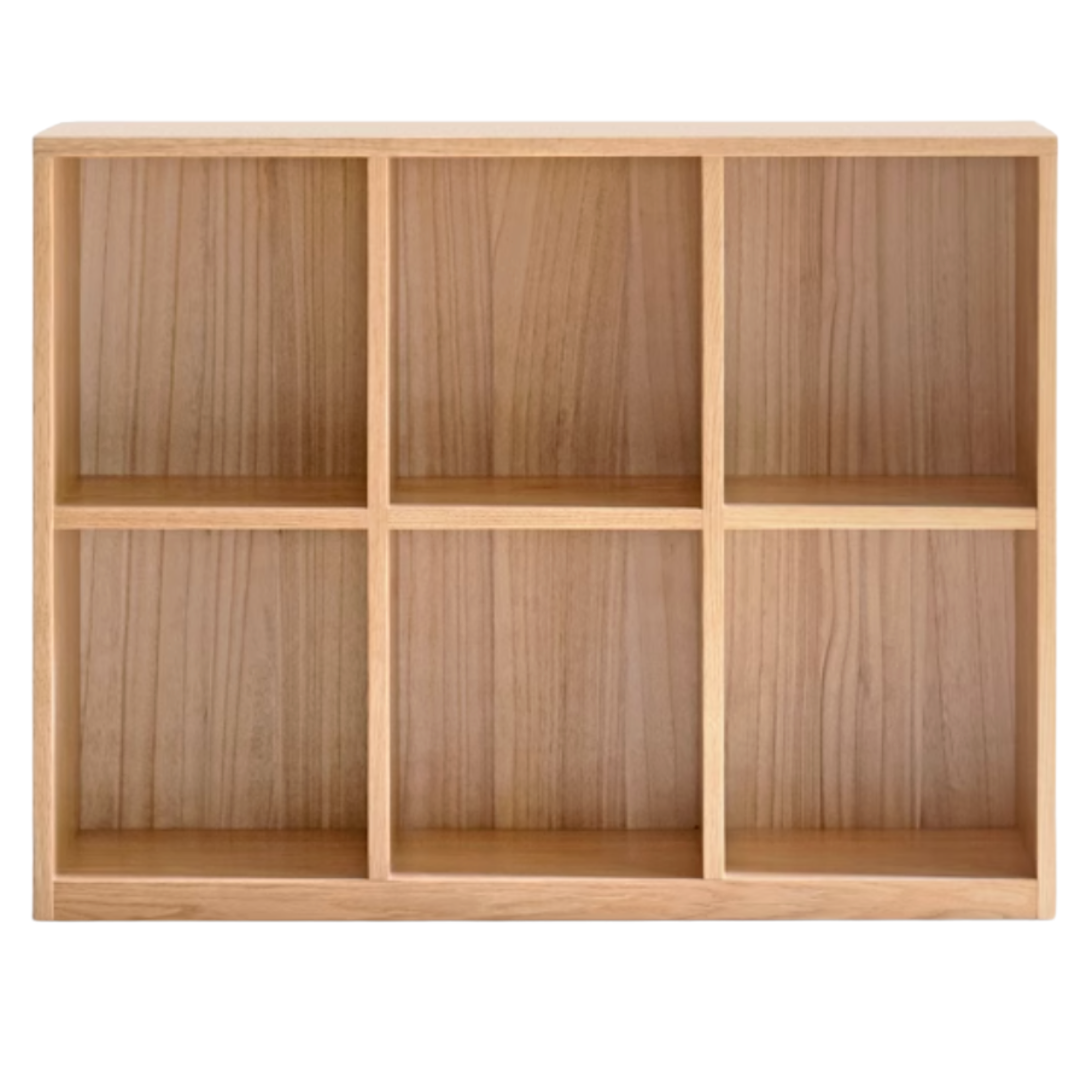 Oak, Solid Rubberwood, Ash Solid Wood Bookcase Free Combination Low Cabinet Floor-Standing Bookshelf
