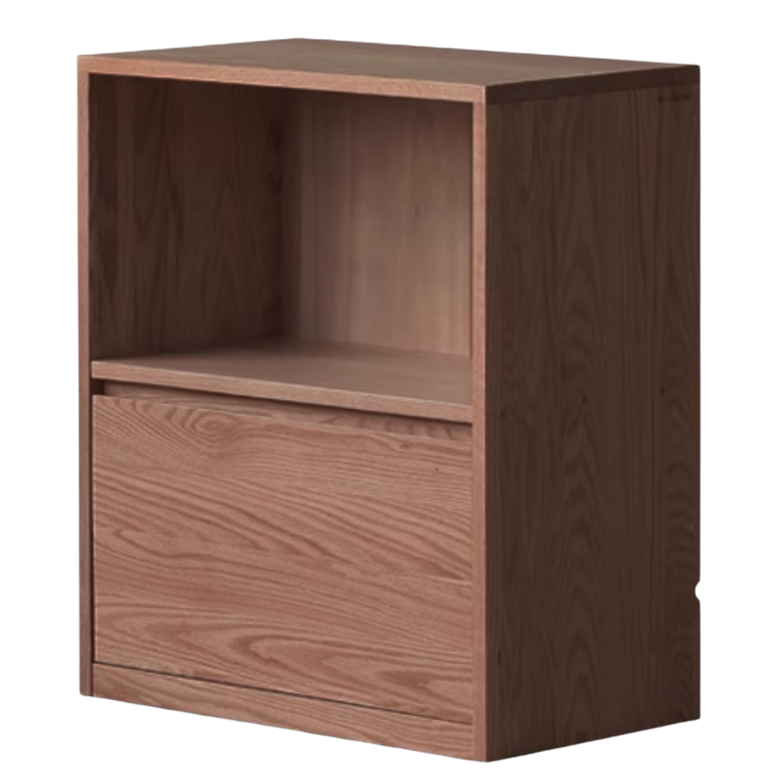 Oak, Solid Rubberwood, Ash Solid Wood Bookcase Free Combination Low Cabinet Floor-Standing Bookshelf