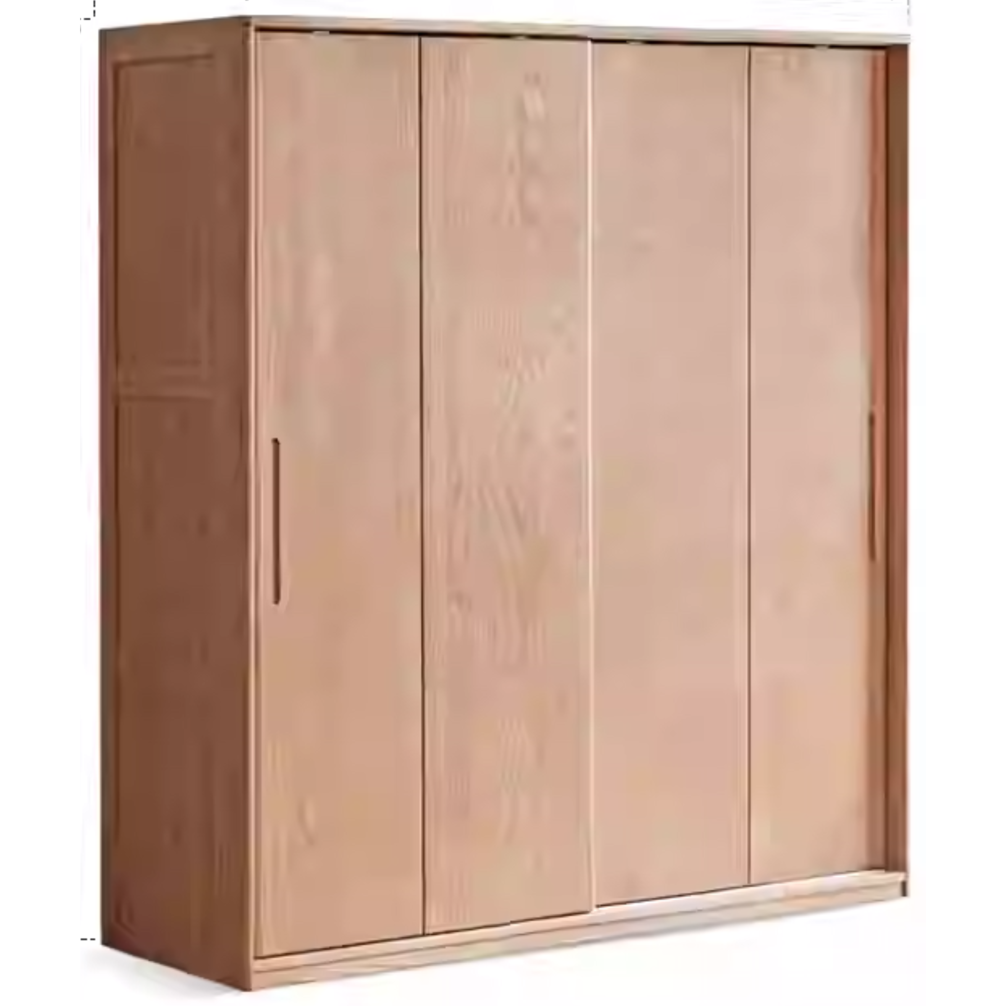 Oak, Ash Solid Wood Wardrobe Sliding Door
