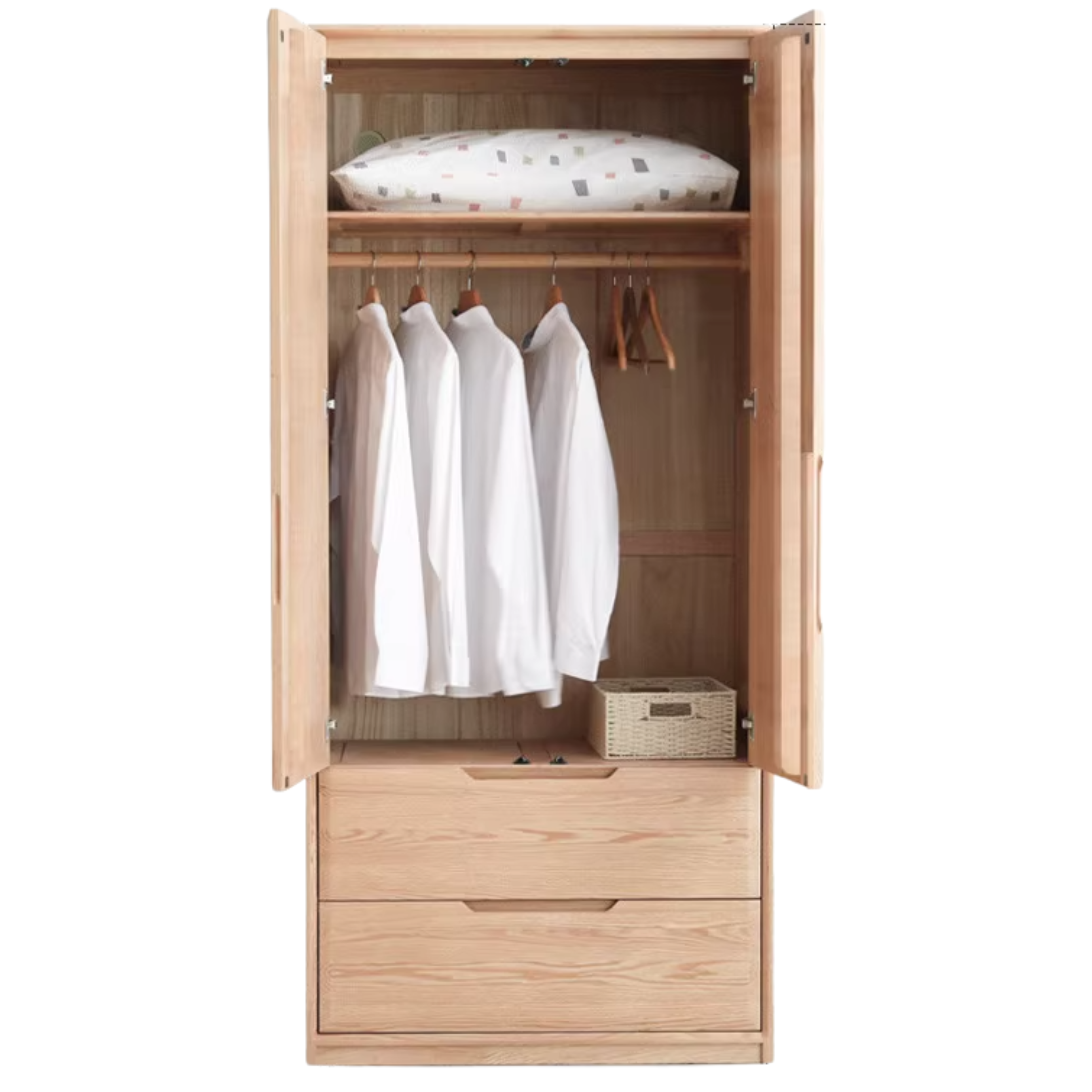 Oak solid wood Wardrobe