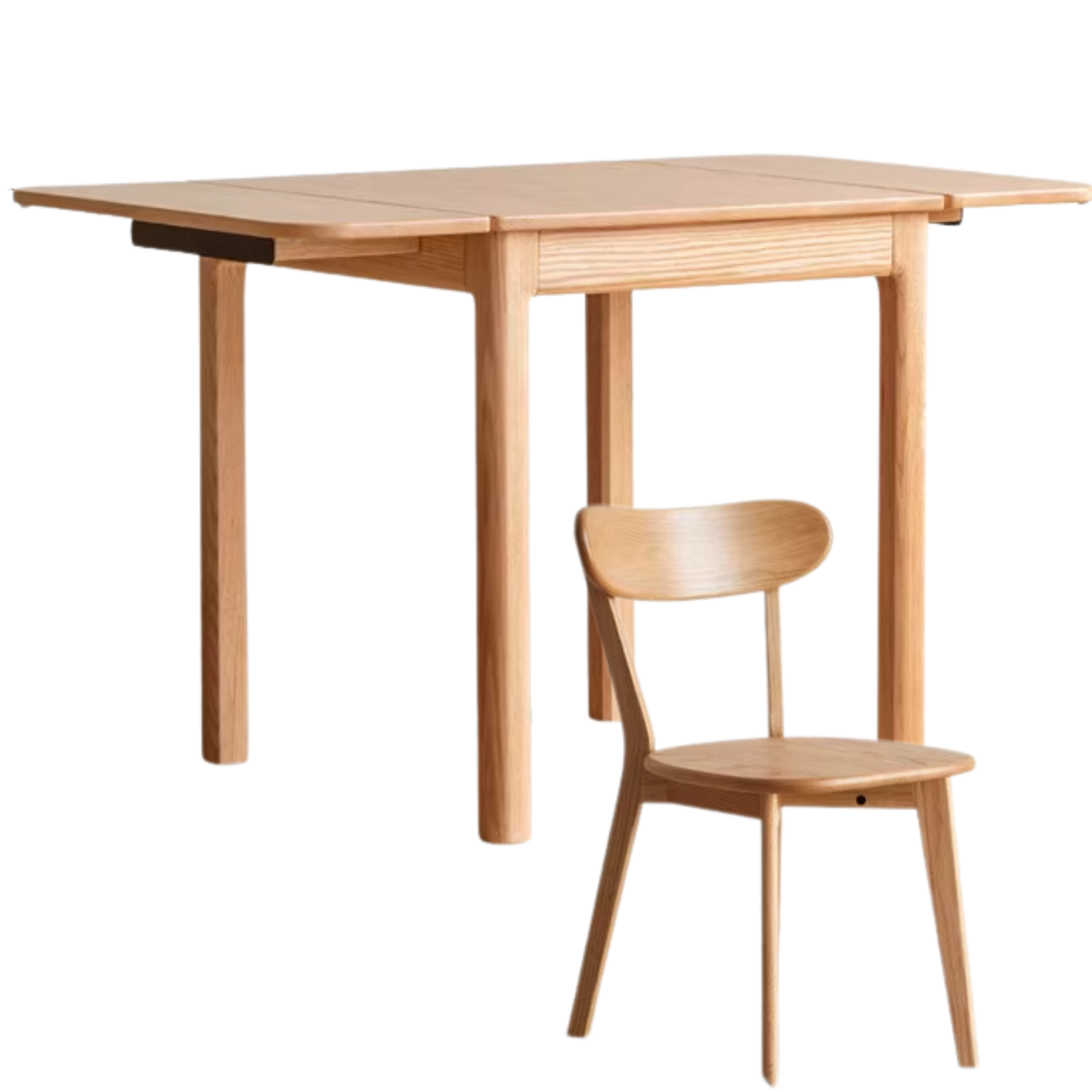 Oak Solid Wood Folding Dining Table