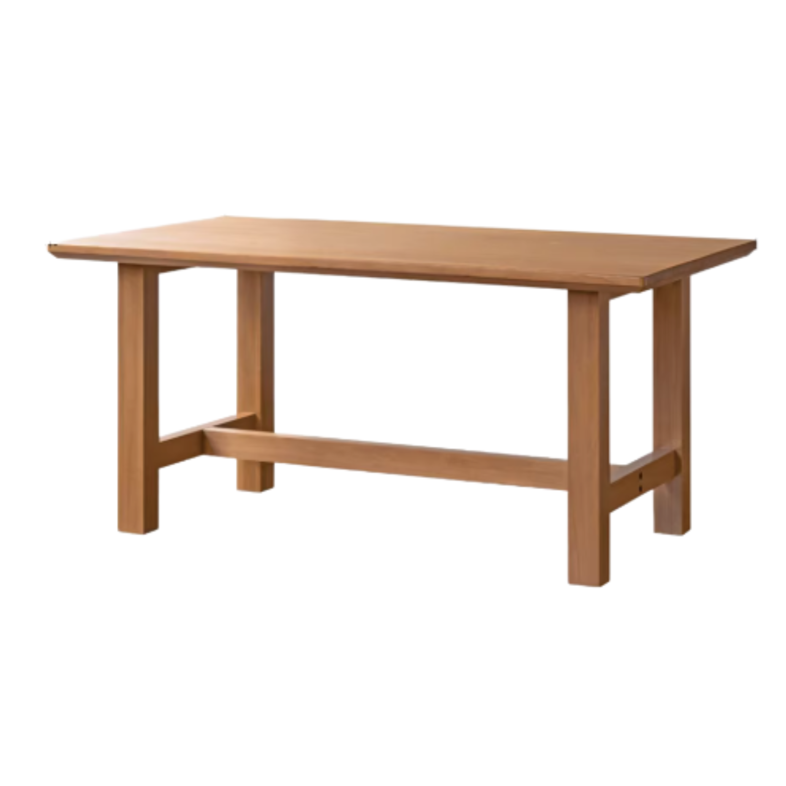 Oak, Ash, Poplar, Cherry Solid Wood Rustic Style Dining Table