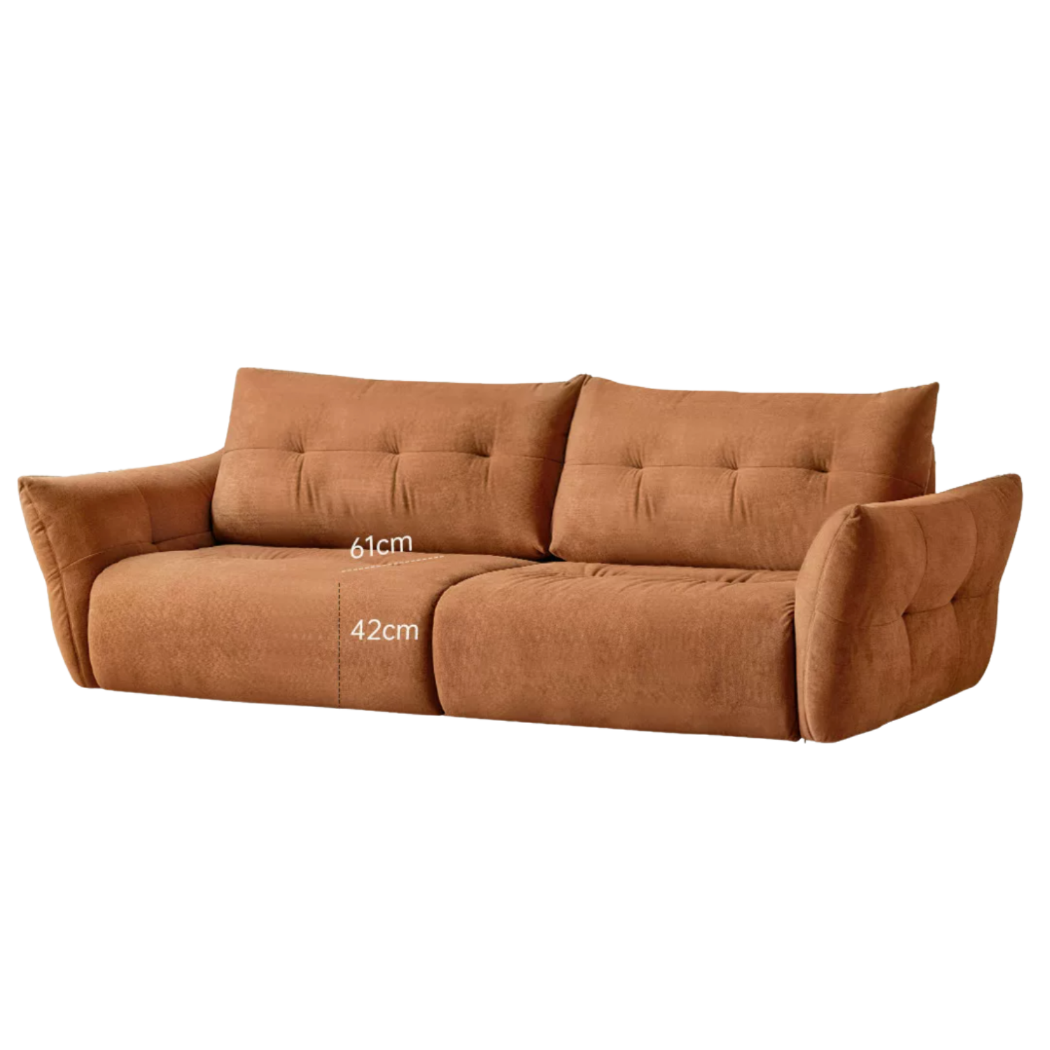 Modern Fabric Fully Removable Washable Pet-Friendly Floor Sofa