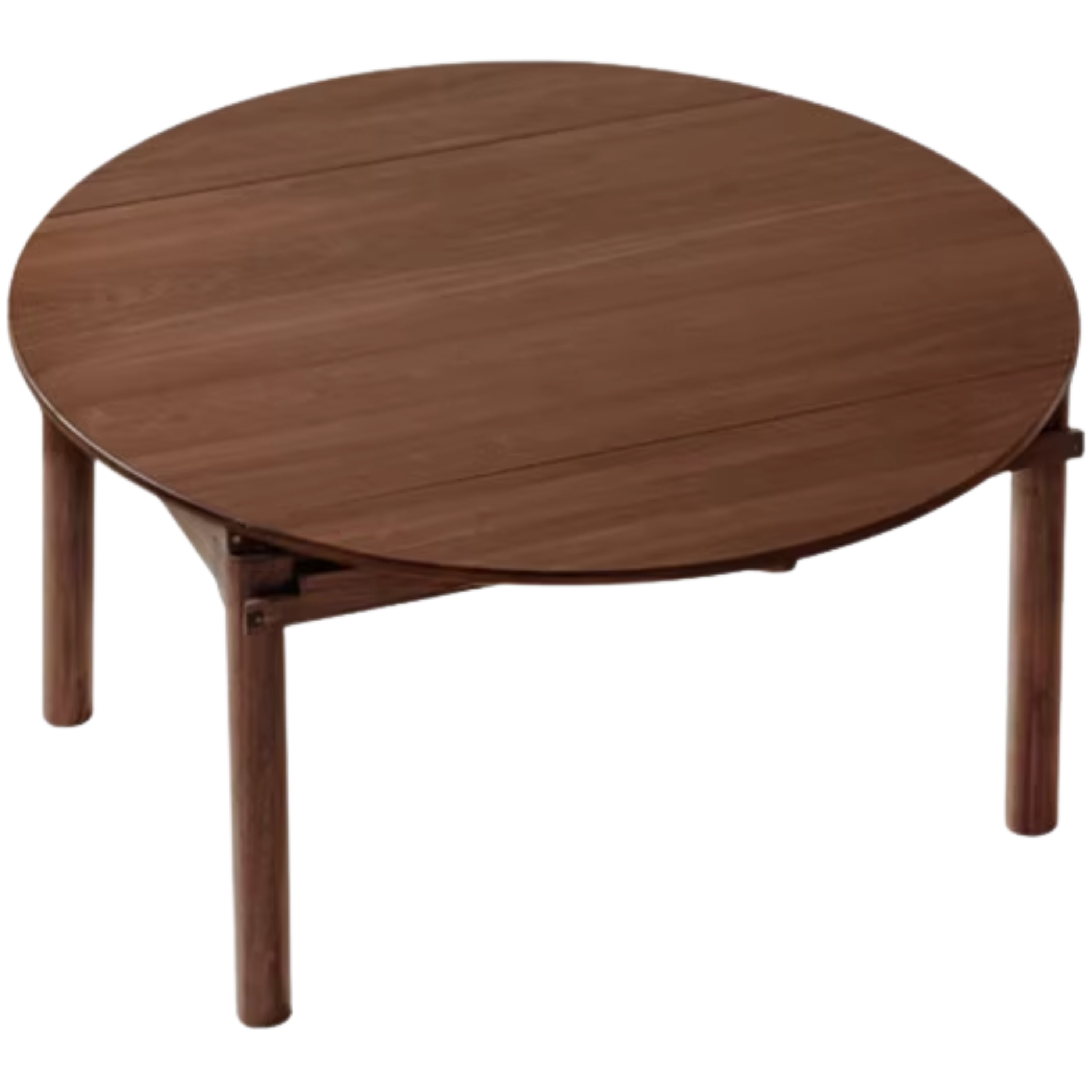 Ash, Oak, Black Walnut Solid Wood Folding Dining Table