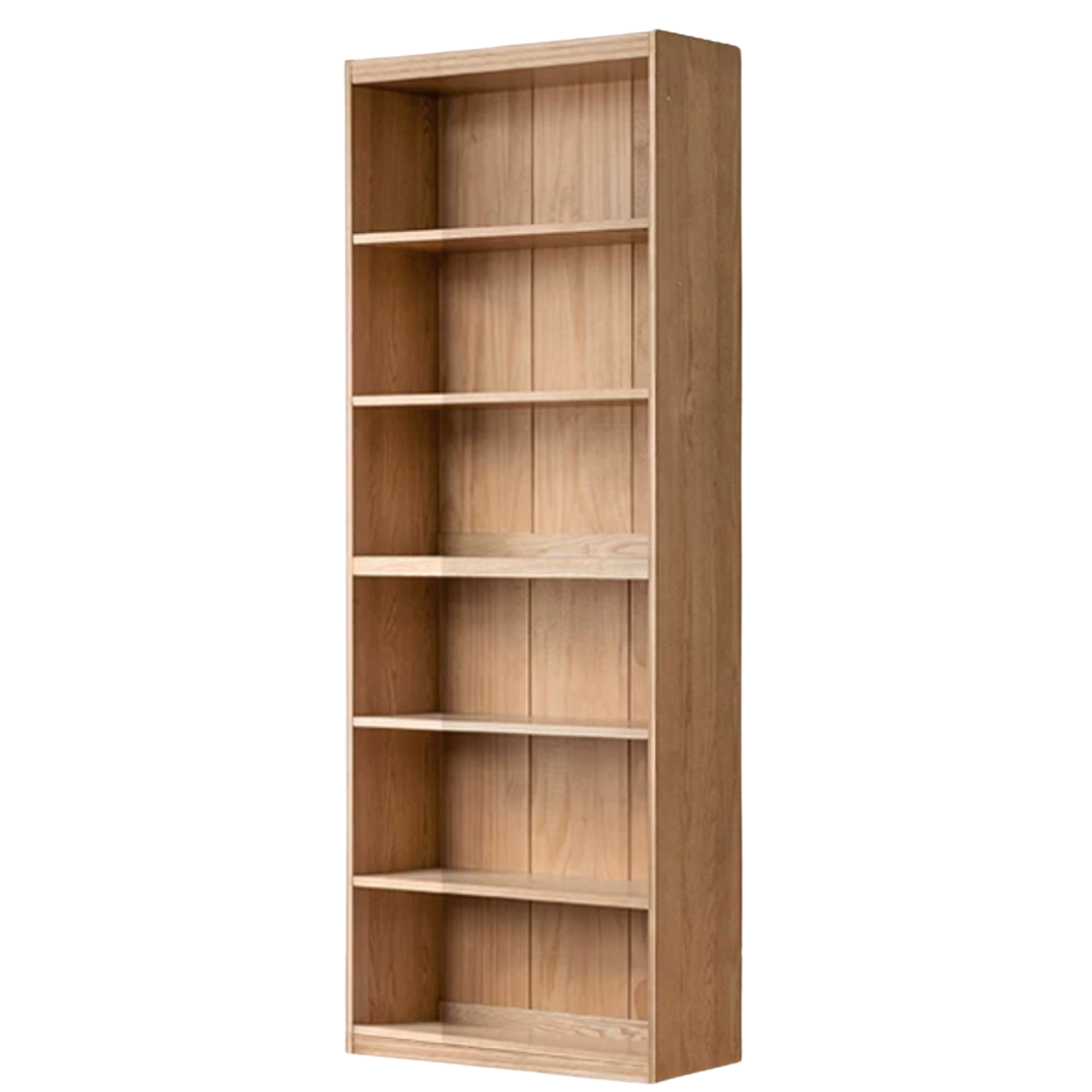 Ash, Oak, Cherry Solid Wood Bookshelf Integrated Wall-Mounted